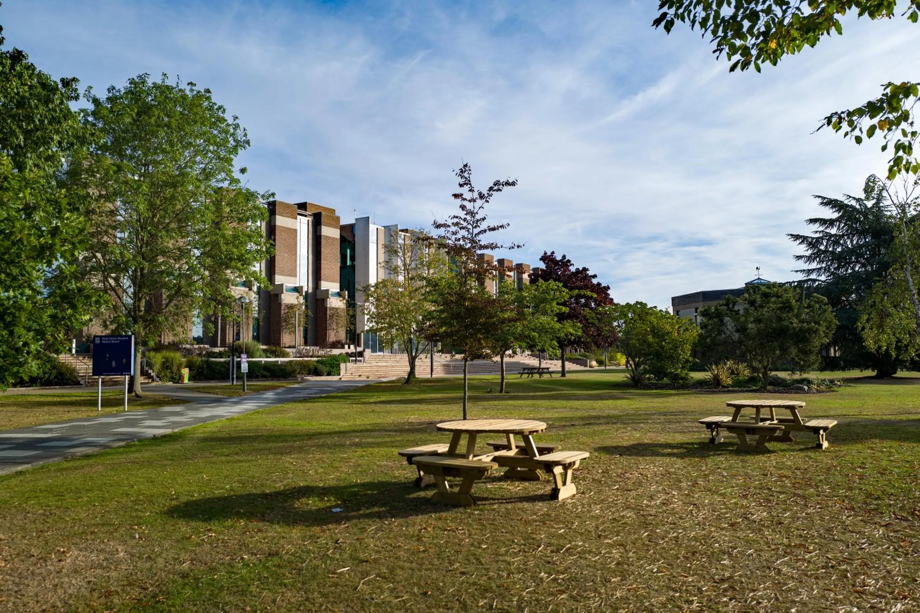 Garden in Tyler Court, University of Kent