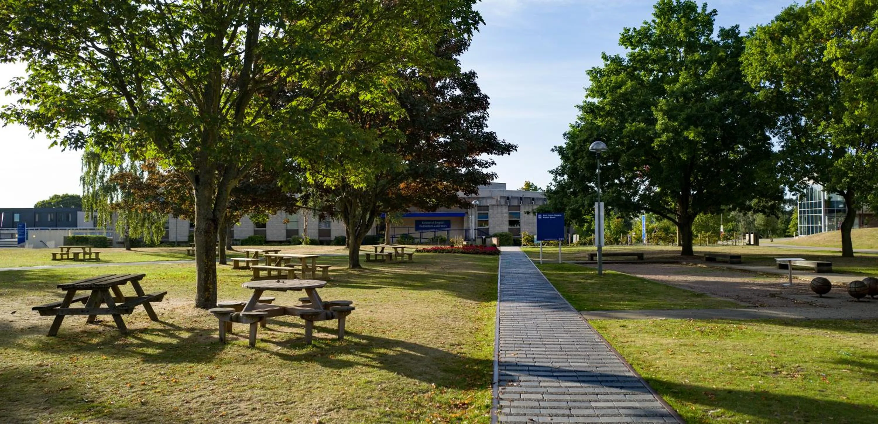 Garden in Tyler Court, University of Kent