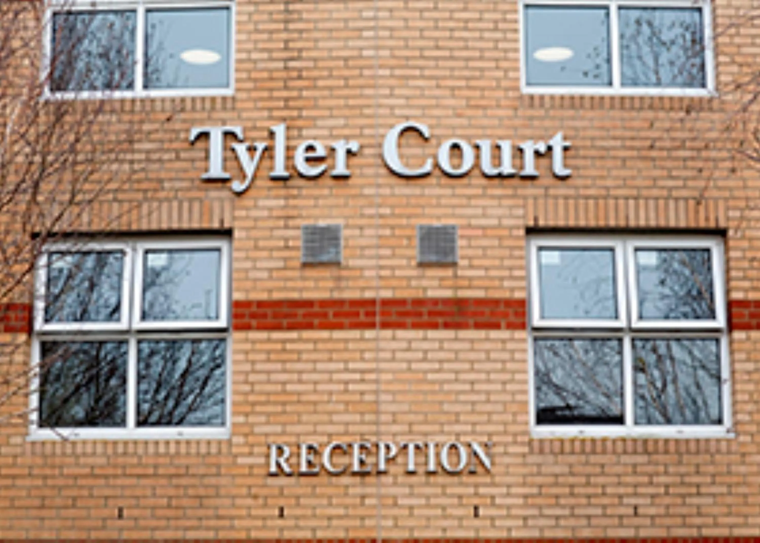 Facade/entrance in Tyler Court, University of Kent