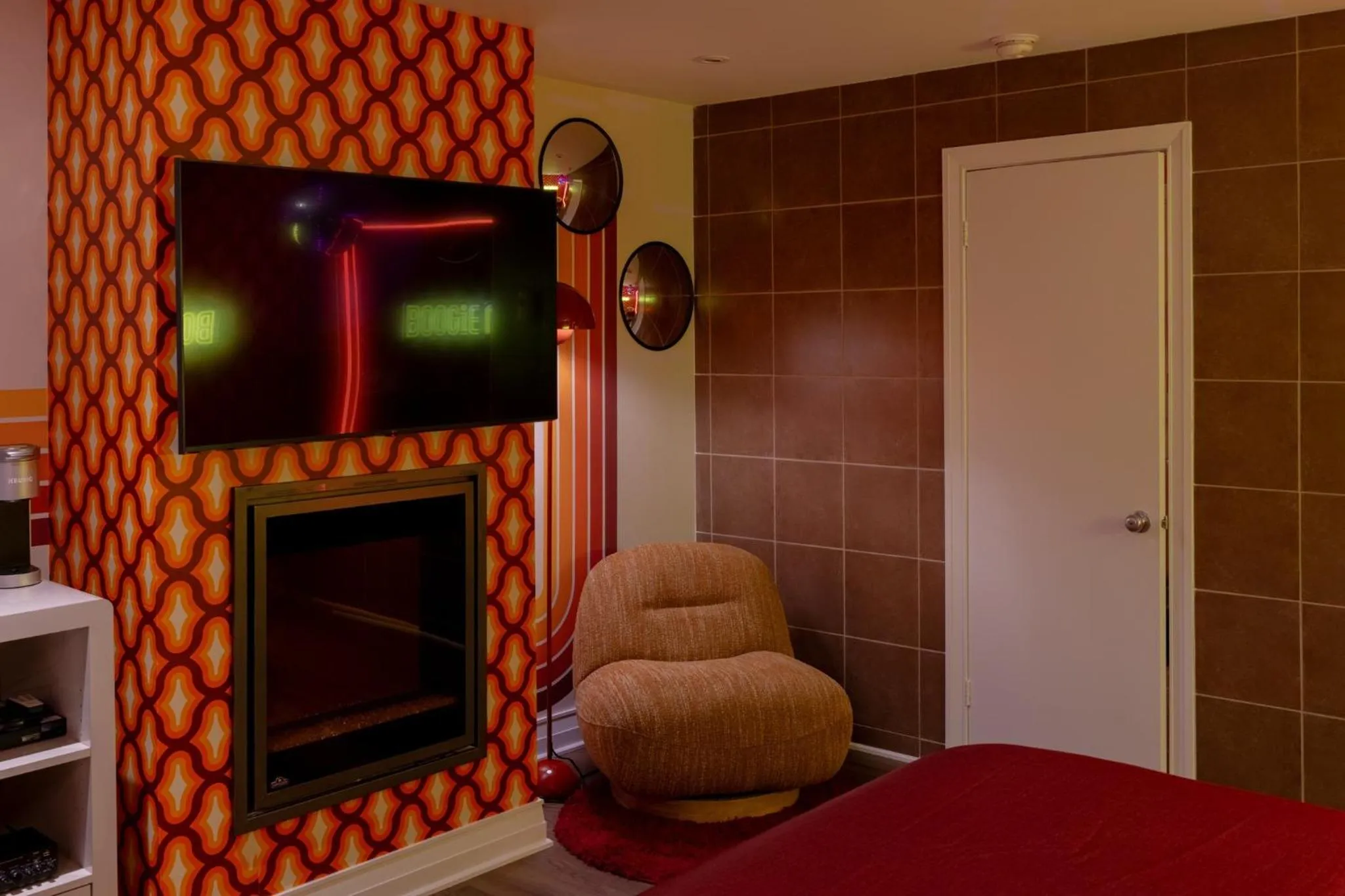 Bed in Le Fabreville Motel & Suites