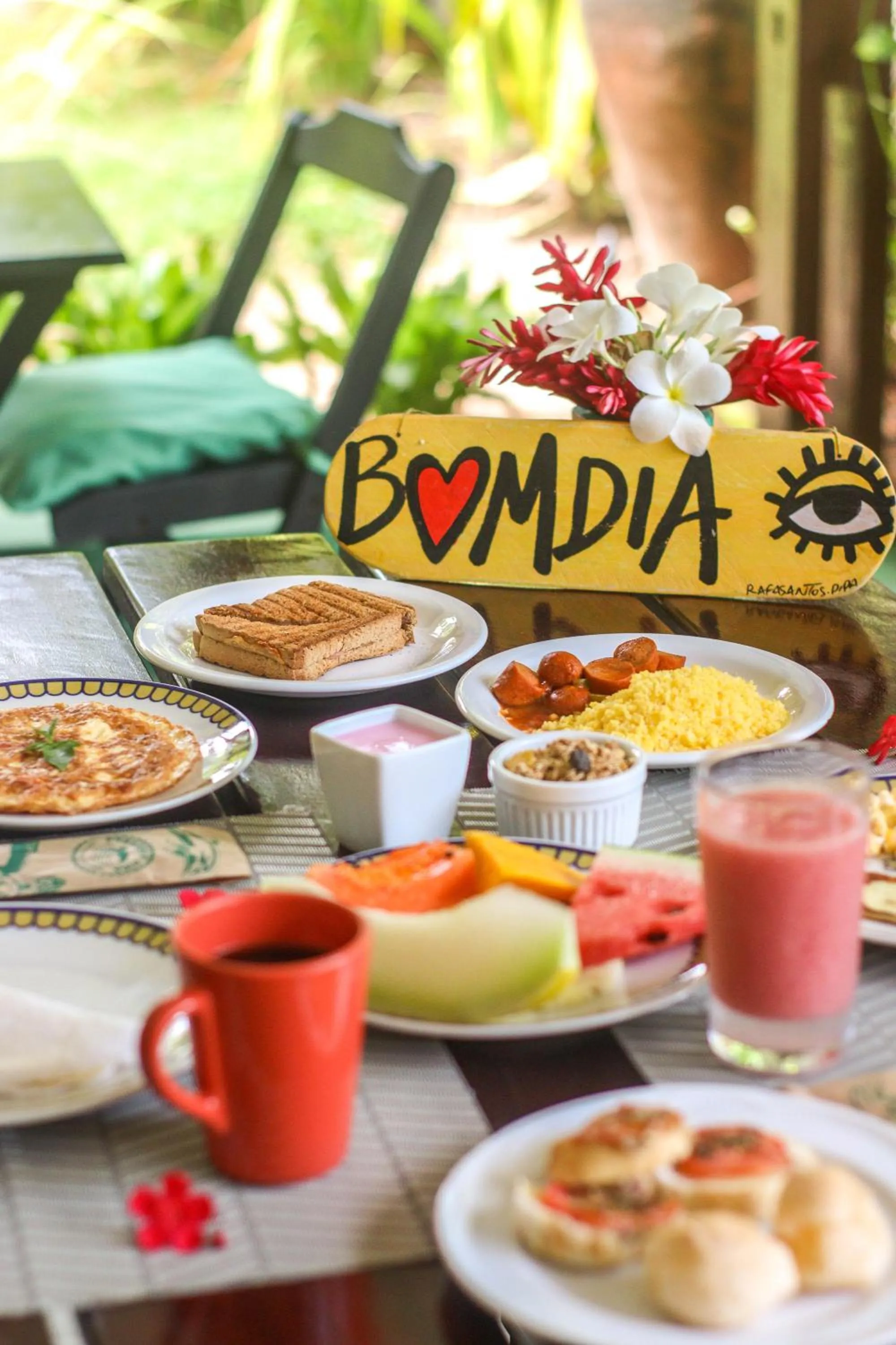 Food and drinks in Pousada Aconchego da Pipa