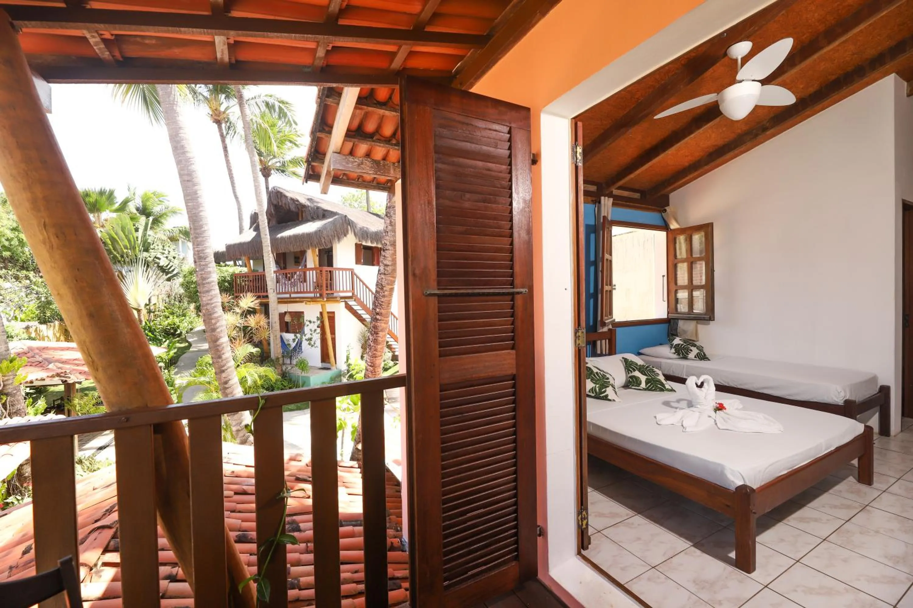 Bed in Pousada Aconchego da Pipa