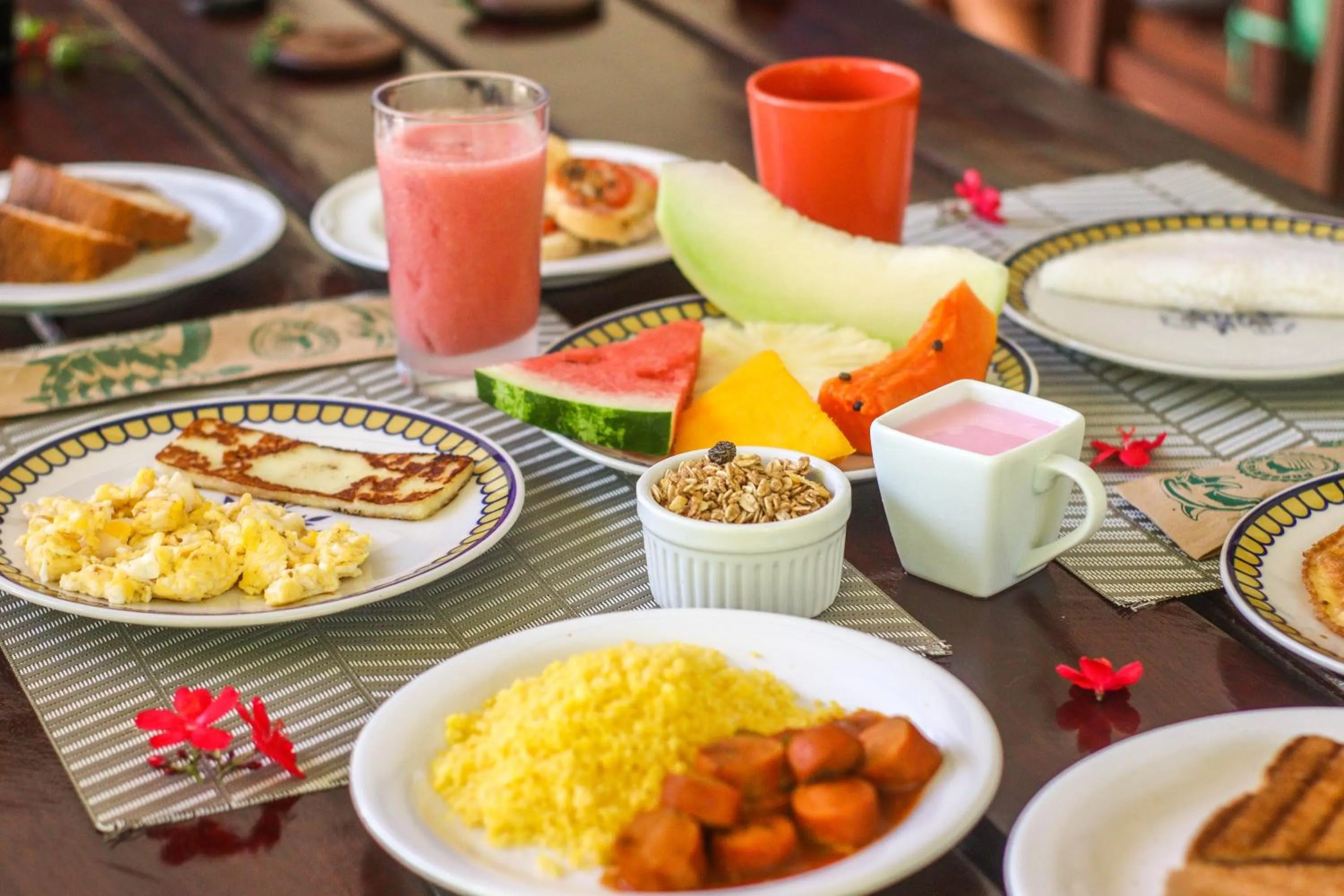 Food and drinks in Pousada Aconchego da Pipa