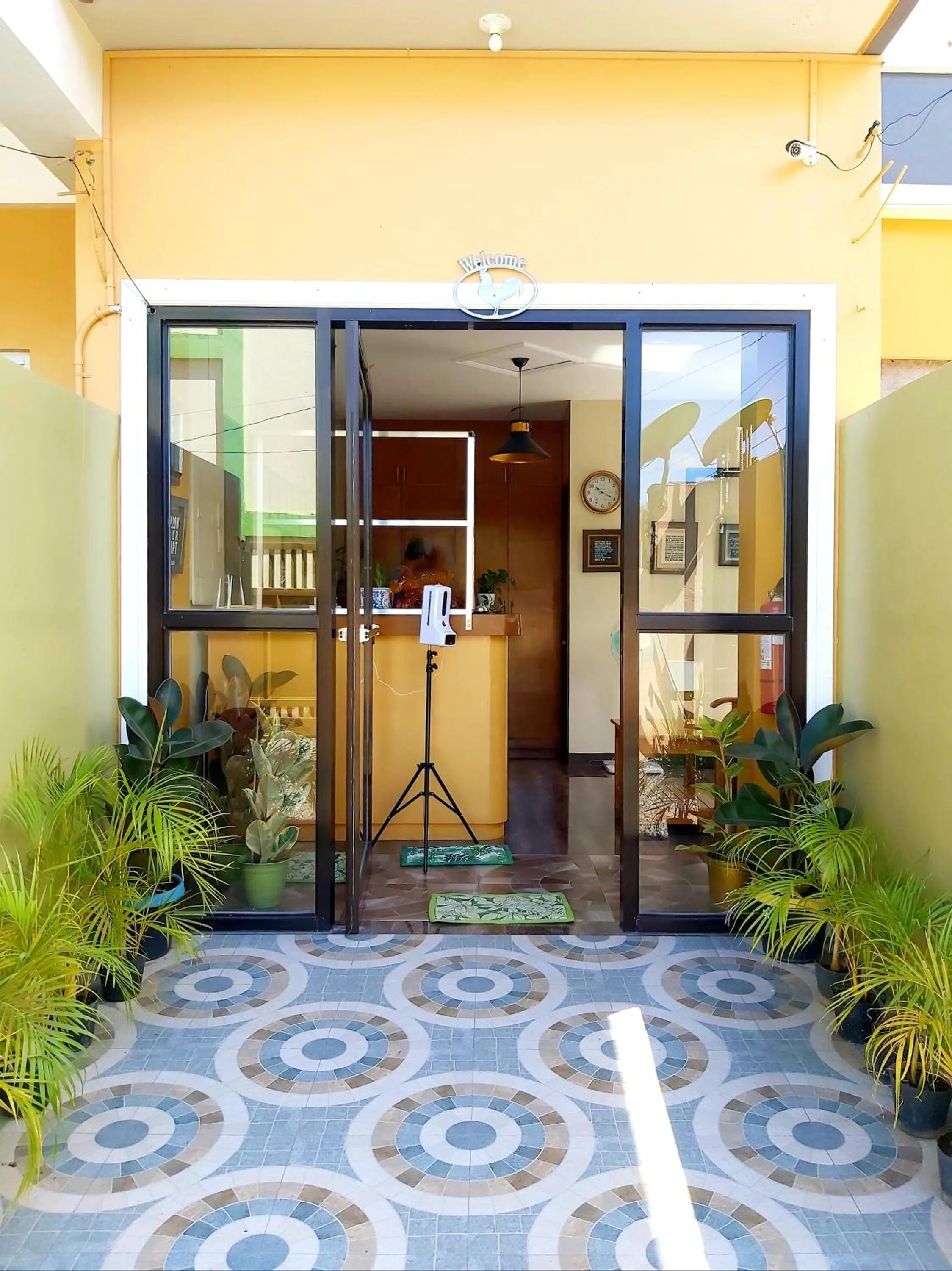 Lobby or reception in Golden Pension House,Palawan