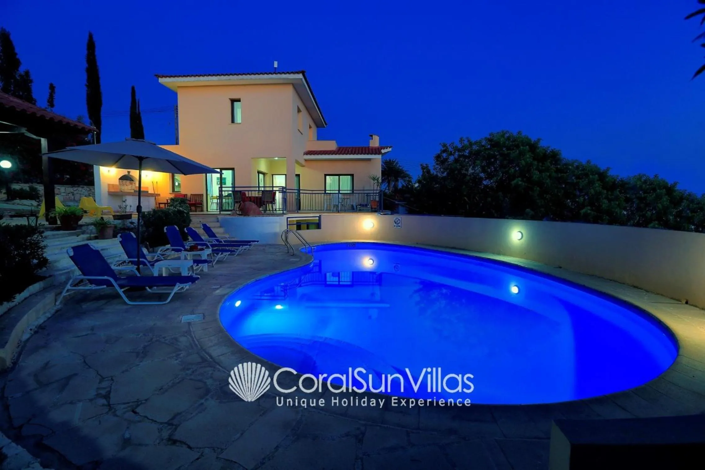 Large Pool Garden, Billiard, Peaceful Area, Near to the Sea, Coral Bay Paphos
