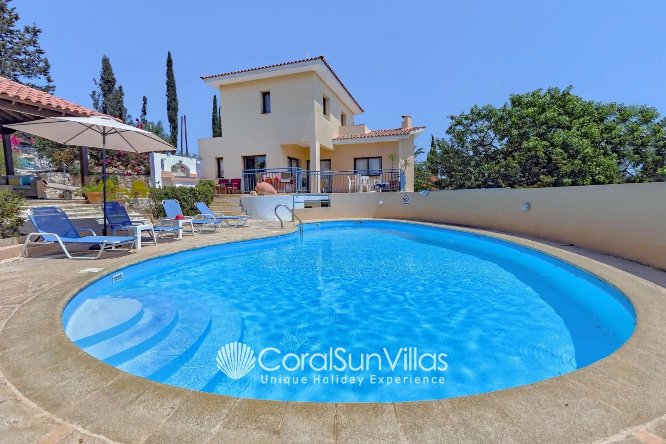 Large Pool Garden, Billiard, Peaceful Area, Near to the Sea, Coral Bay Paphos