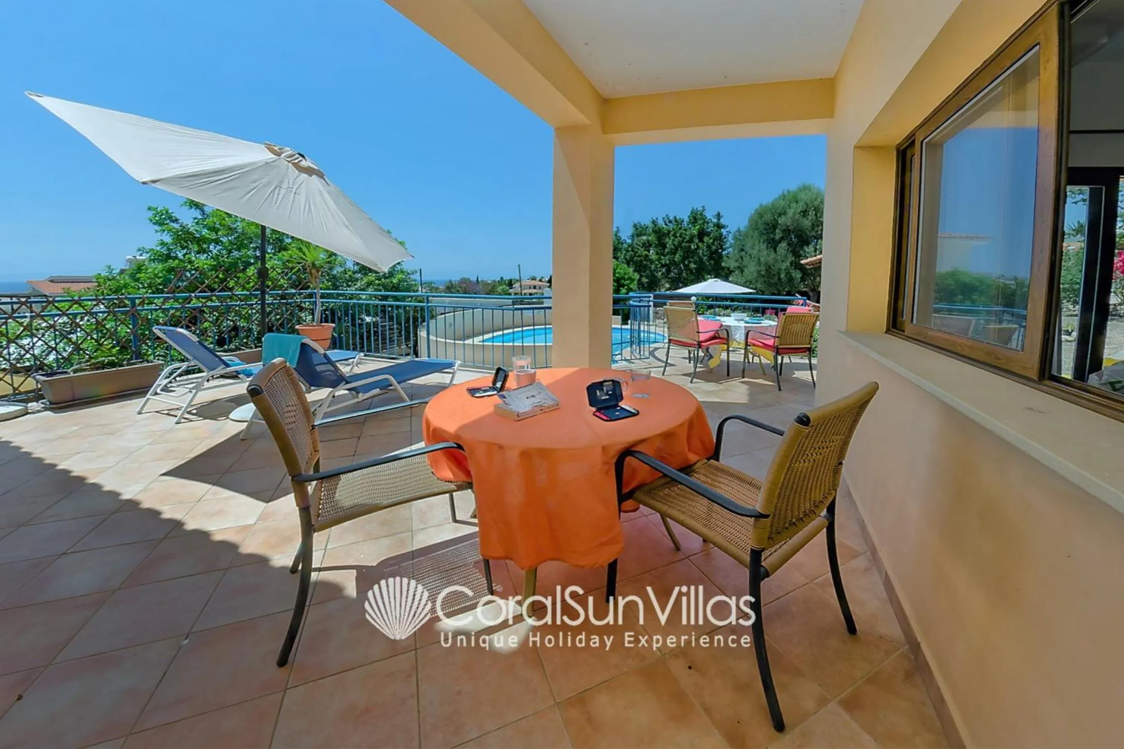 Large Pool Garden, Billiard, Peaceful Area, Near to the Sea, Coral Bay Paphos