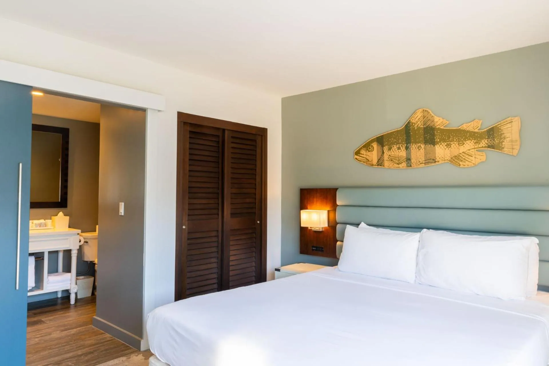 Bed in Lakehouse Resort