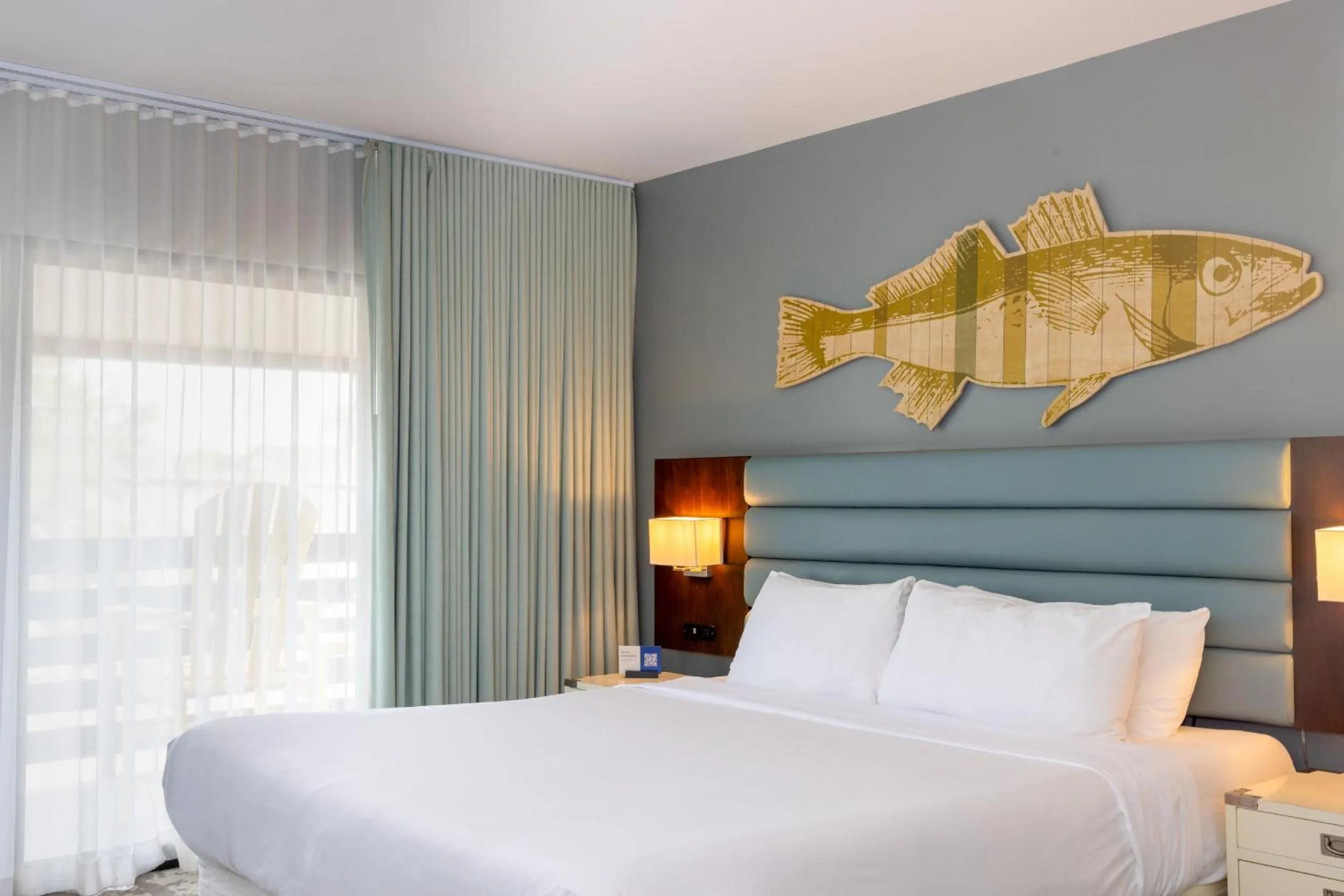 Bed in Lakehouse Resort