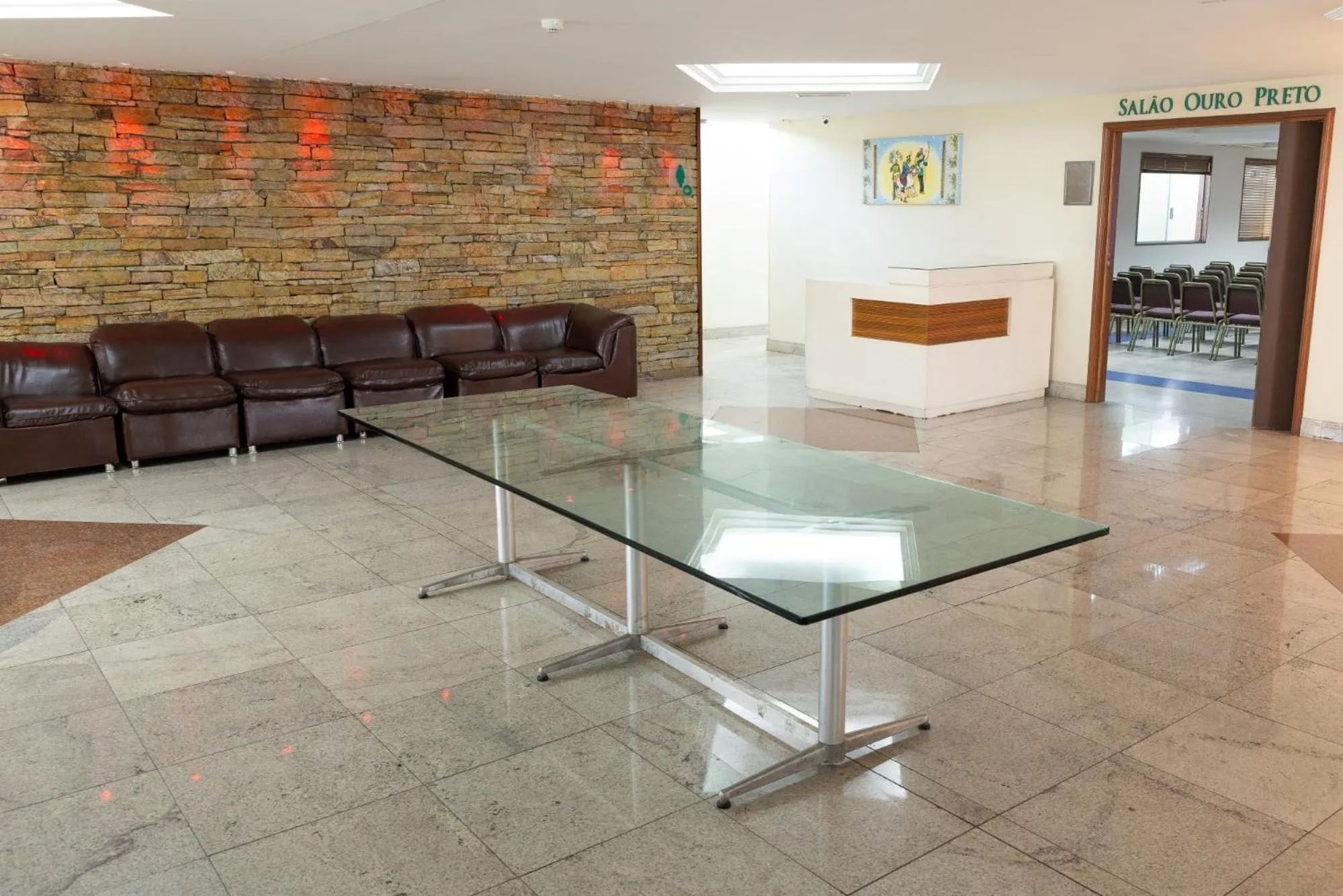 Seating area in Ritz Plaza Hotel