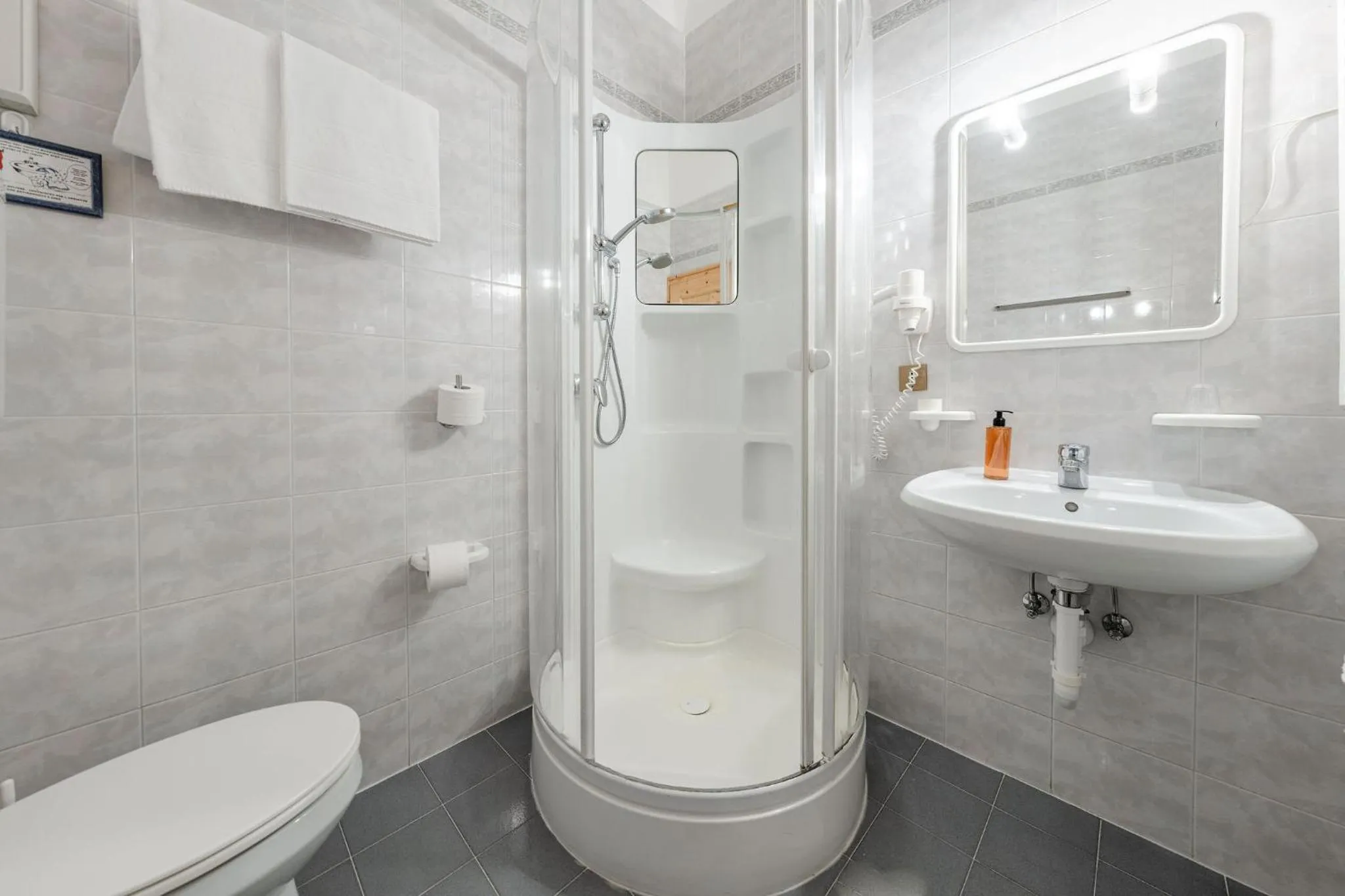 Bathroom in Hotel Vioz
