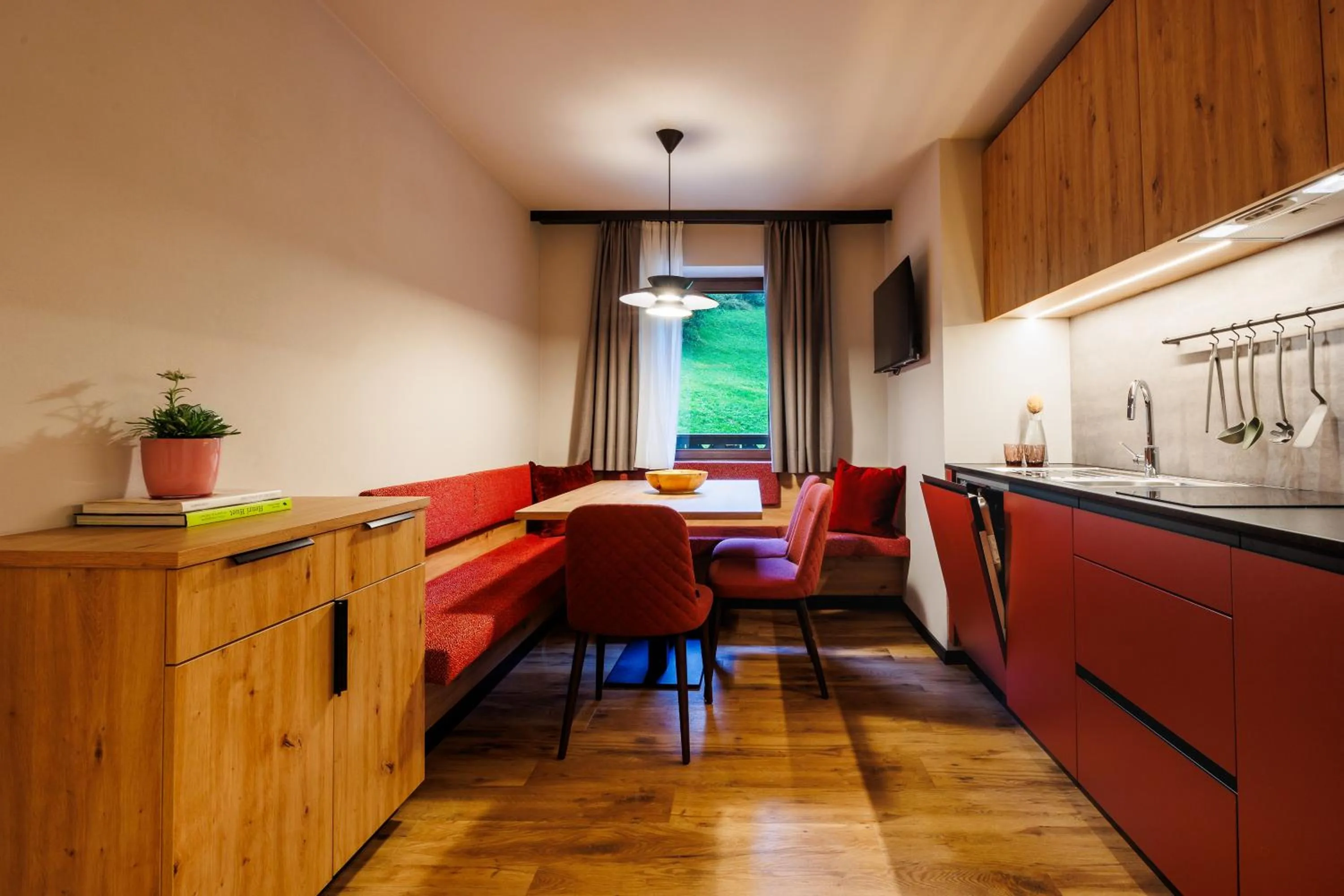 Kitchen or kitchenette in Hotel Vioz
