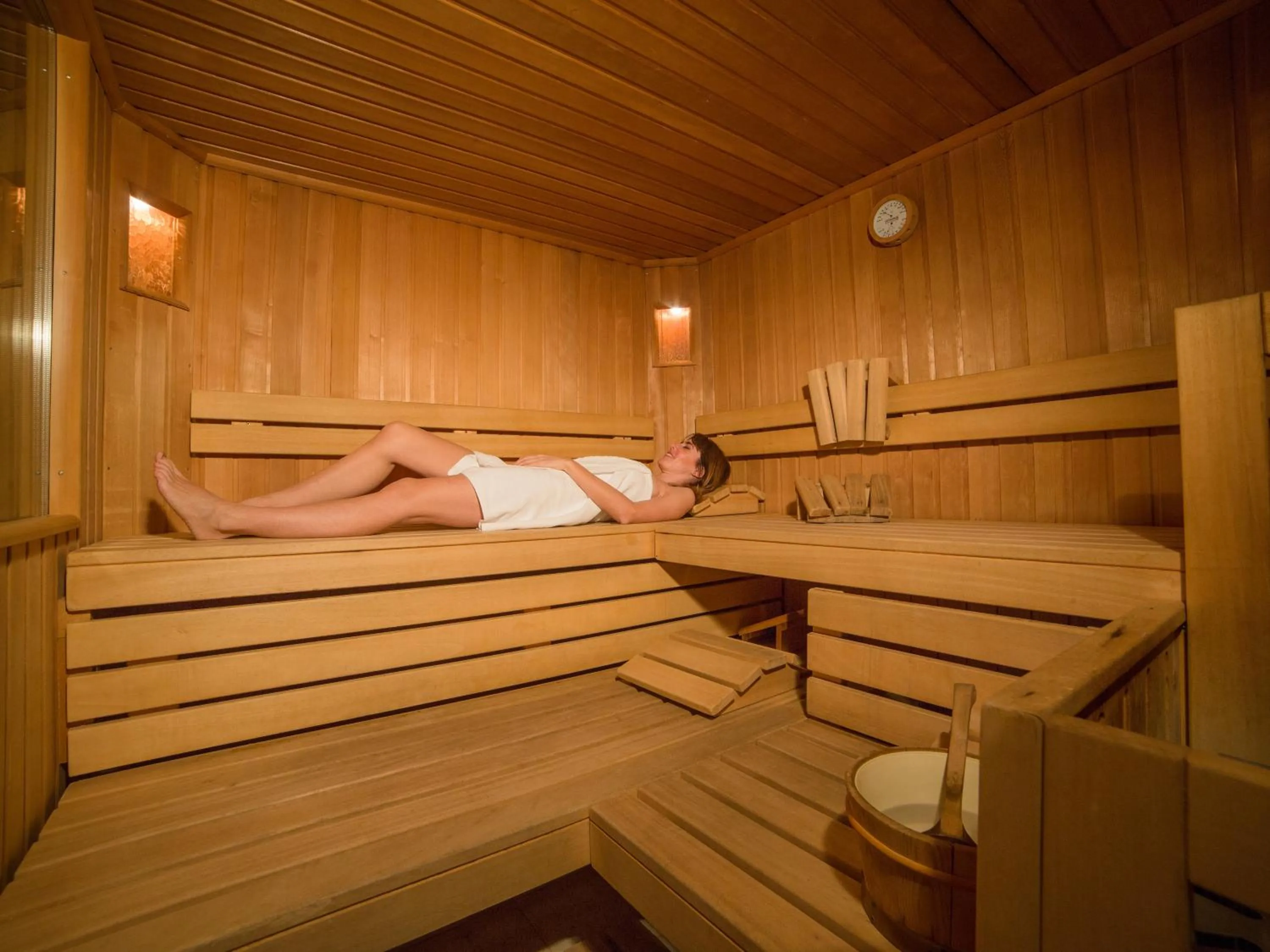 Sauna in Hotel Vioz