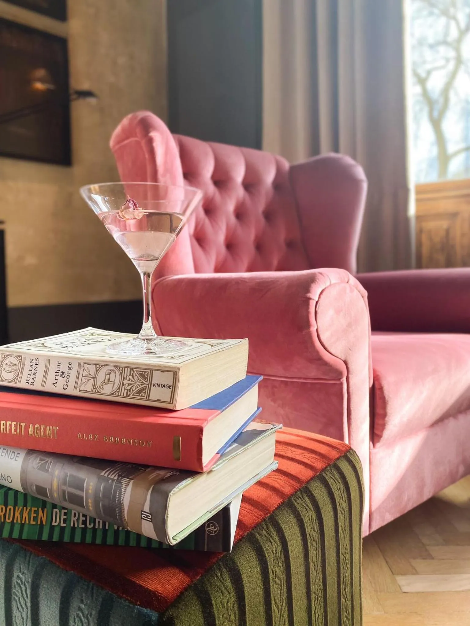 Seating area in Brody House - boutique hotel