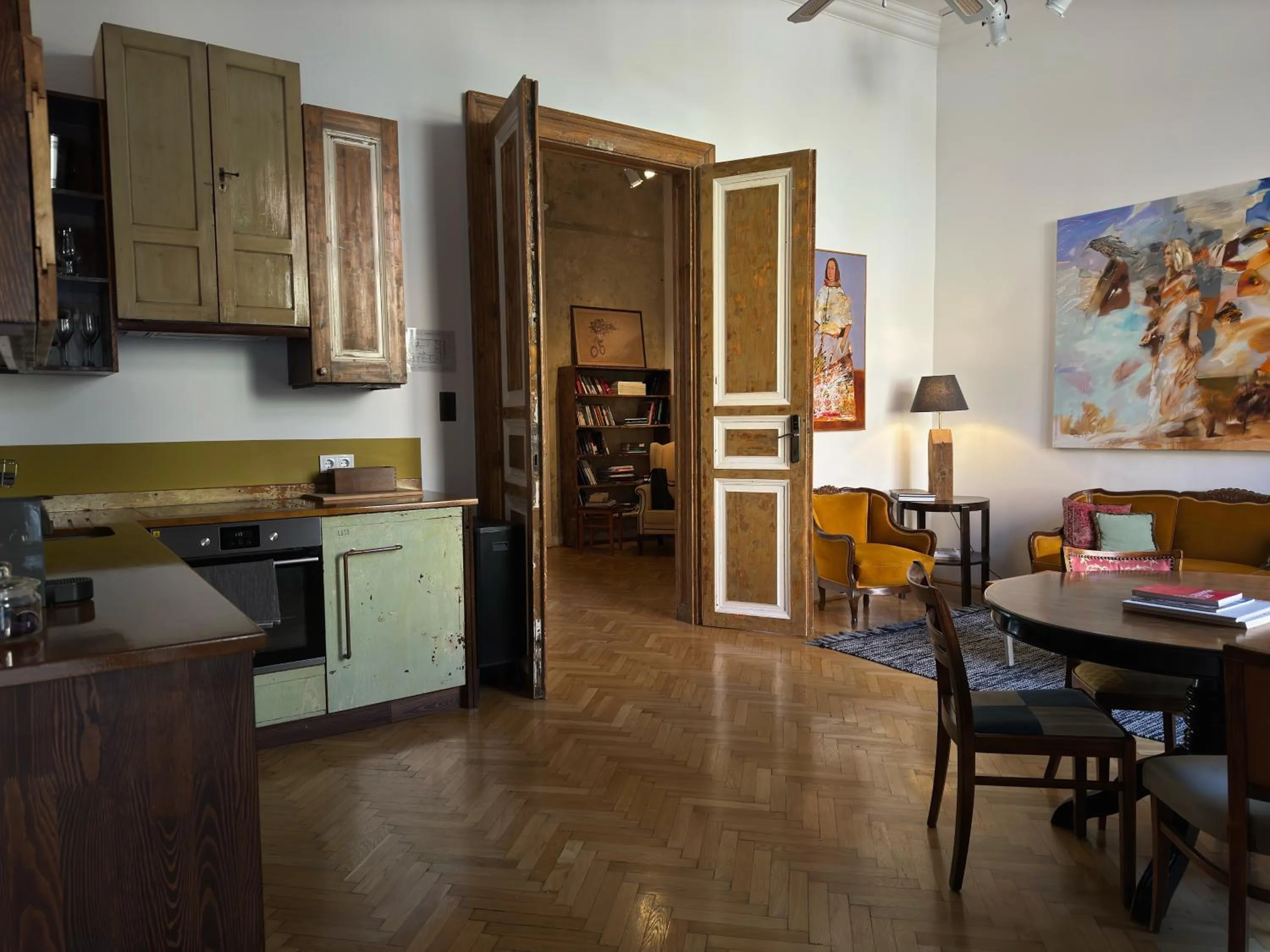 Seating area in Brody House - boutique hotel