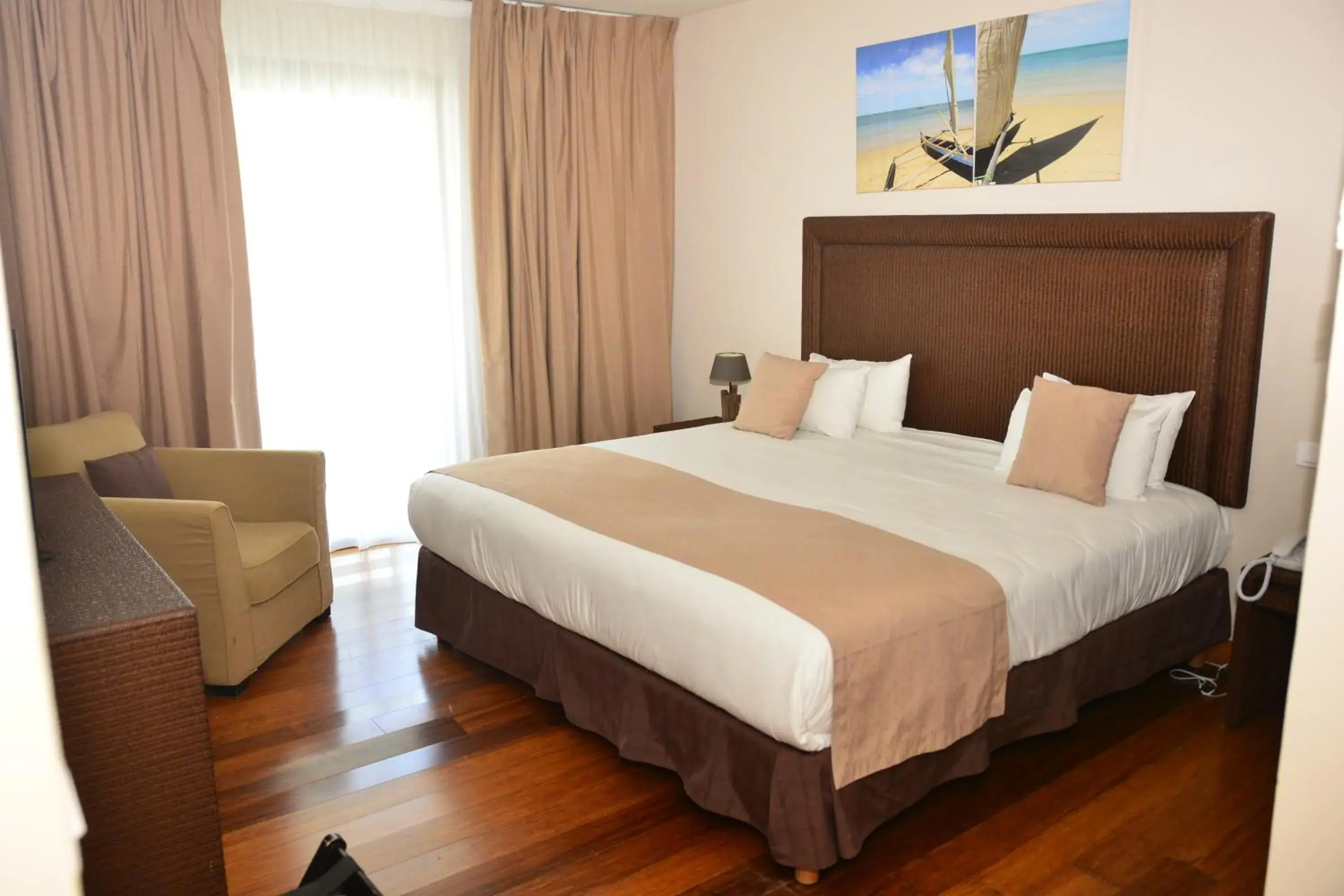 Bed in Hotel Fleur d'Epee Bed in Hotel Fleur d'Epee