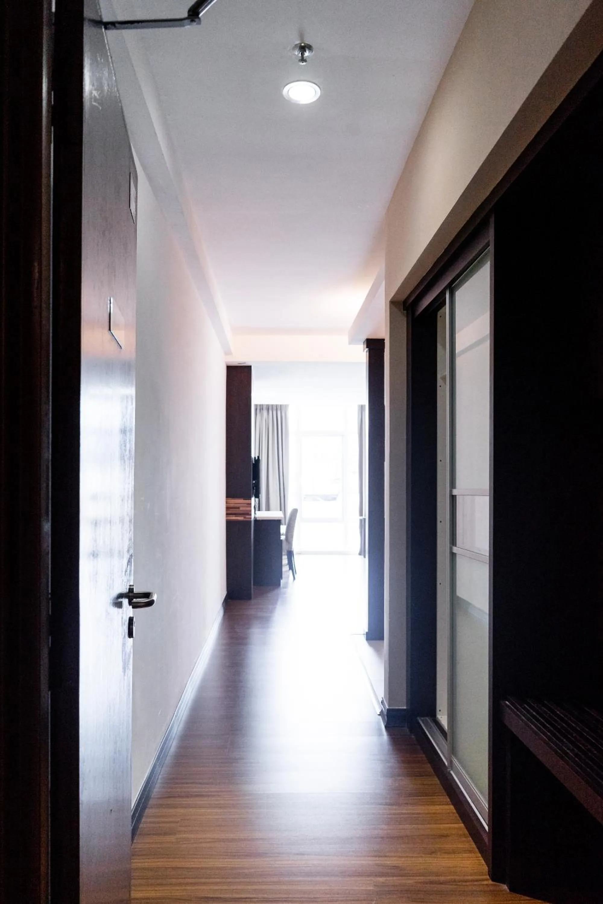 Bedroom in Classy Studio Apartment (KBCP)