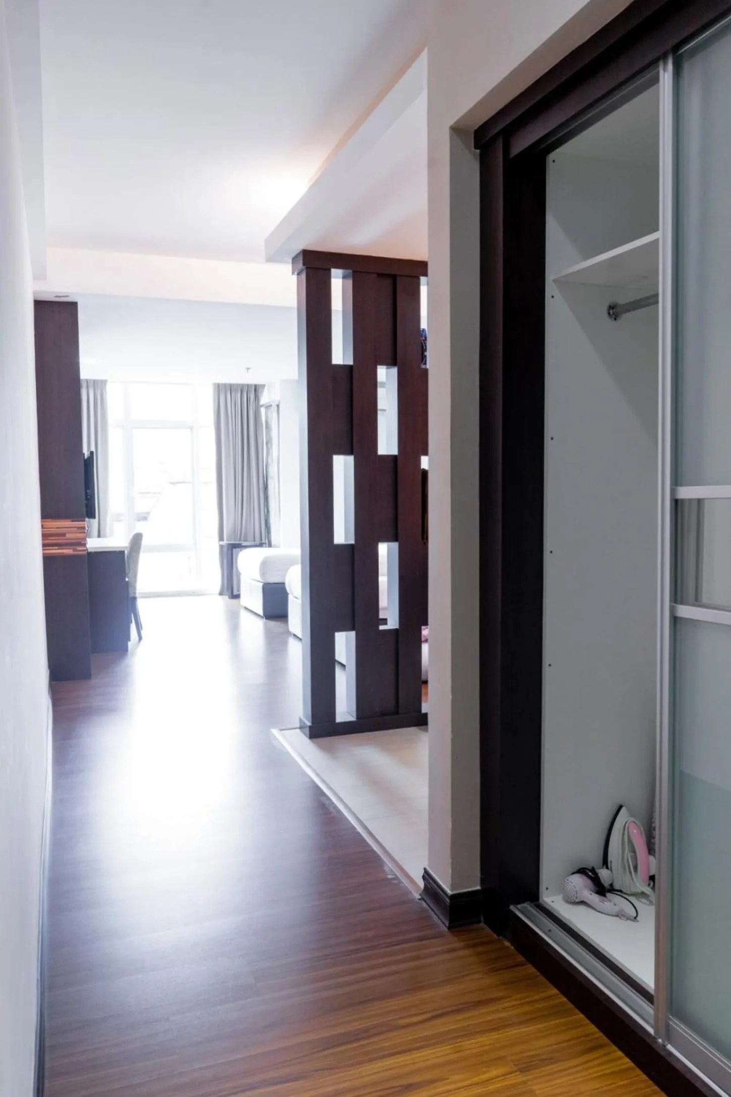 Bedroom in Classy Studio Apartment (KBCP)