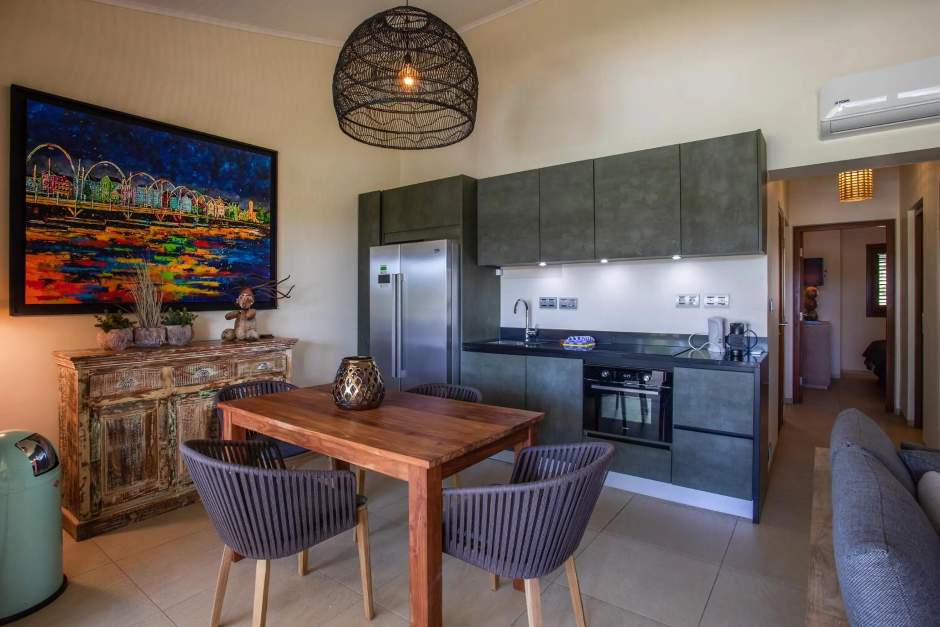 Kitchen or kitchenette in Spanish Water View Apartments - Jan Thiel area