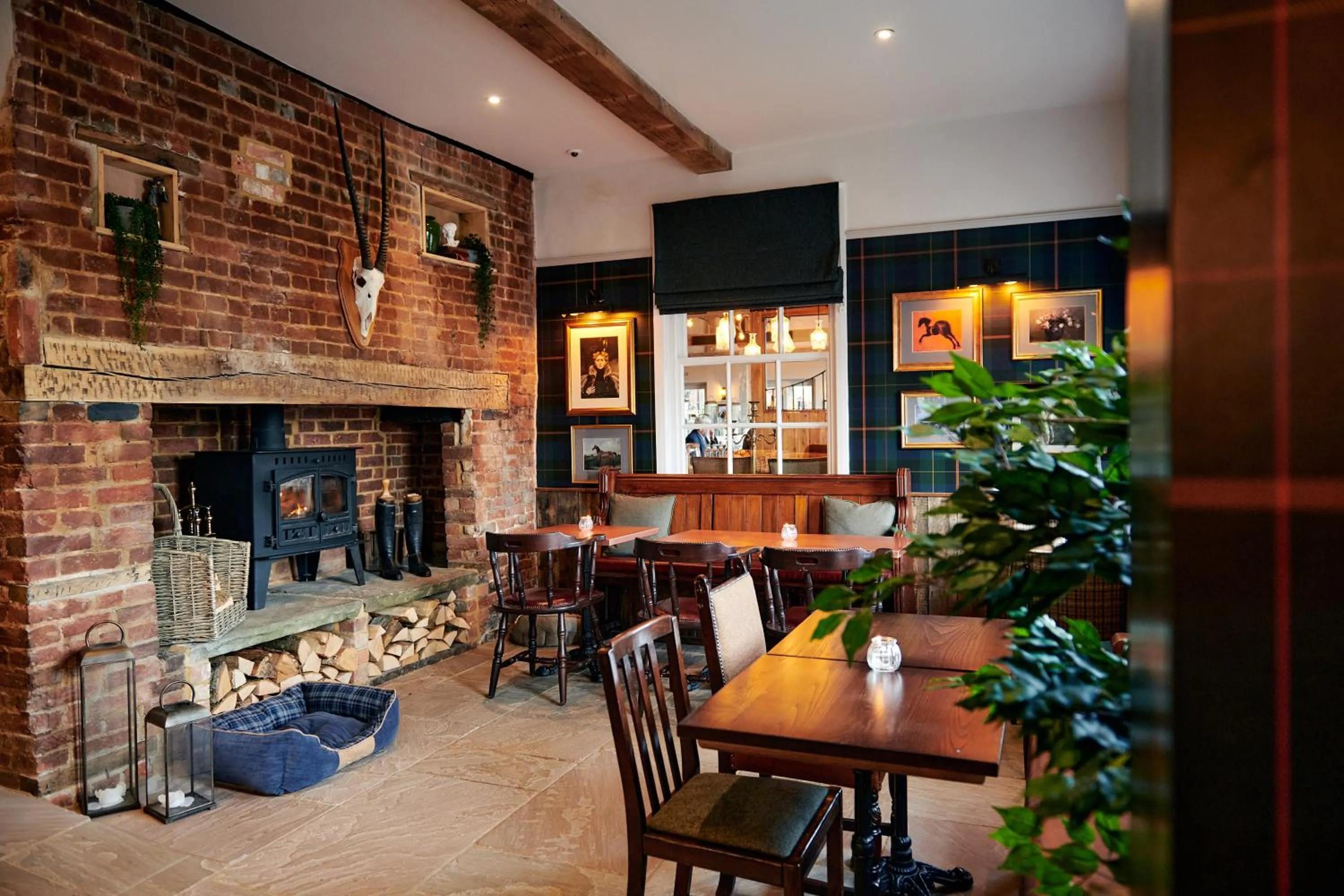 Seating area in Hare and Hounds - Newbury