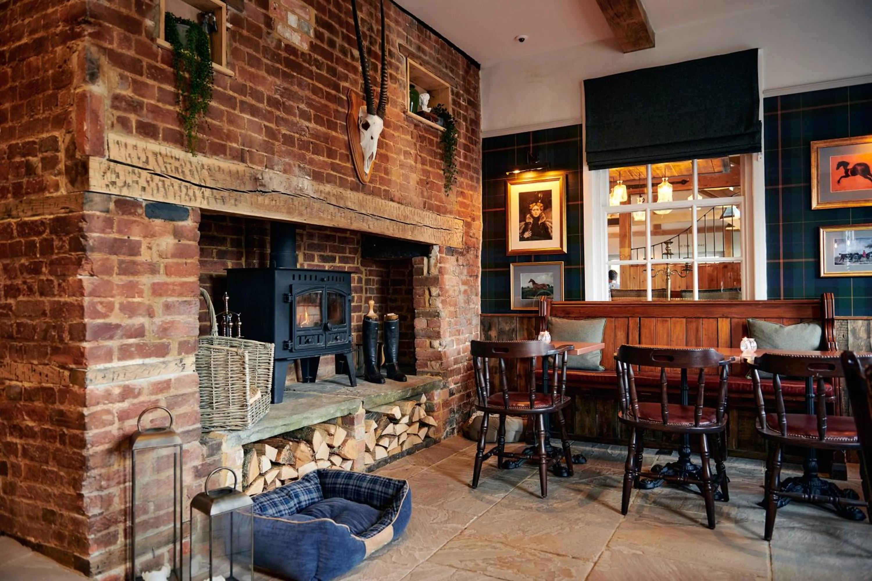 Seating area in Hare and Hounds - Newbury