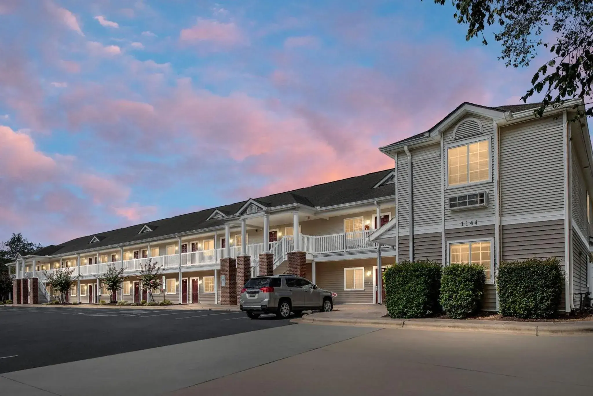 Property building in Affordable Suites Greenville Property building in Affordable Suites Greenville