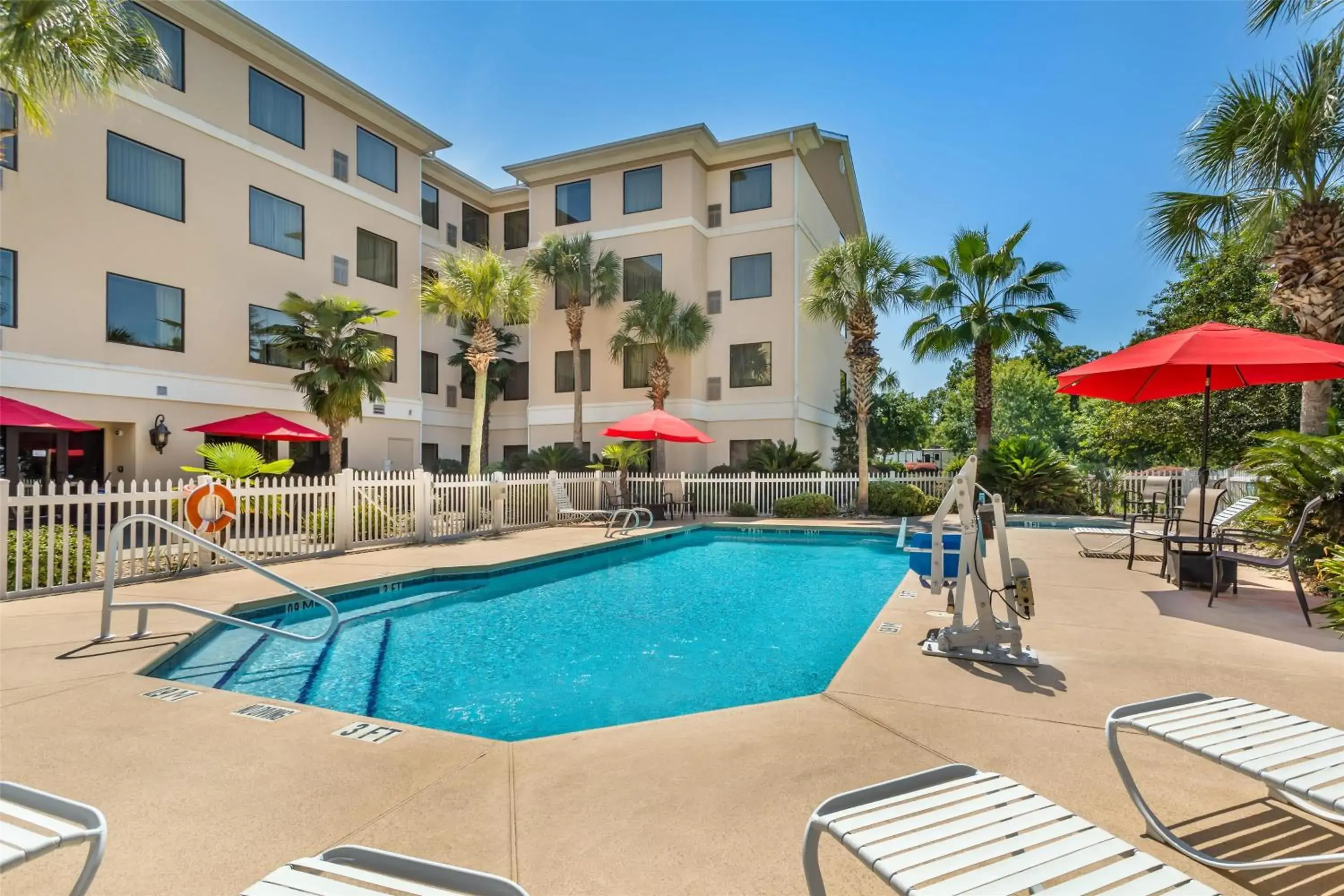 Pool view in Best Western Plus Valdosta Hotel & Suites Pool view in Best Western Plus Valdosta Hotel & Suites