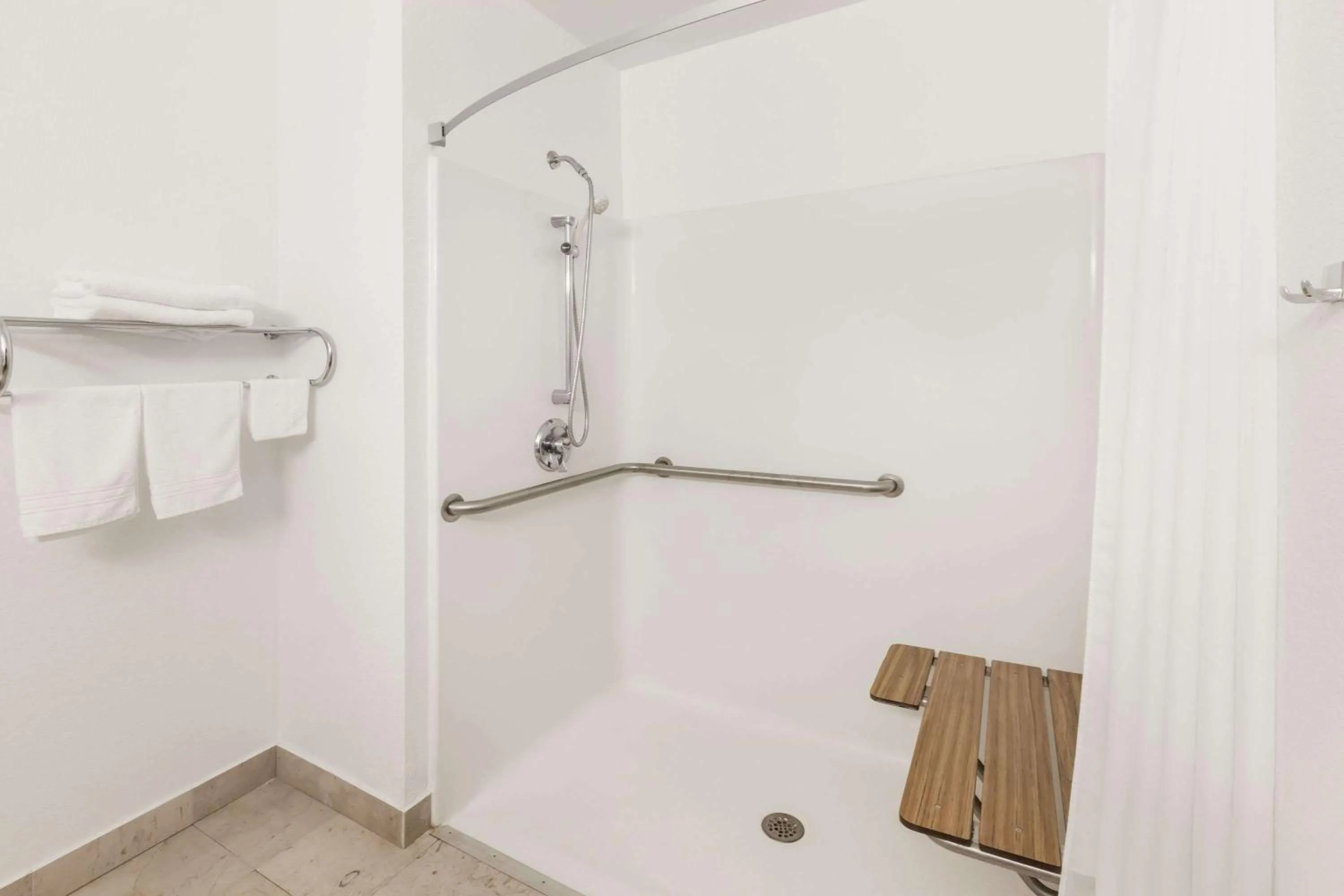 Bathroom in Super 8 by Wyndham Ionia MI