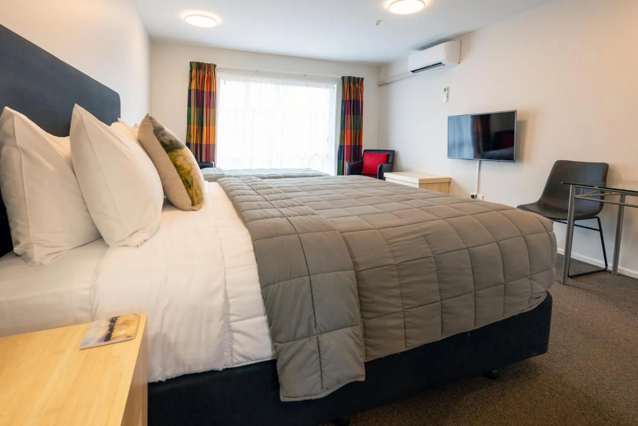 Bed in Tussock Peak Lodge