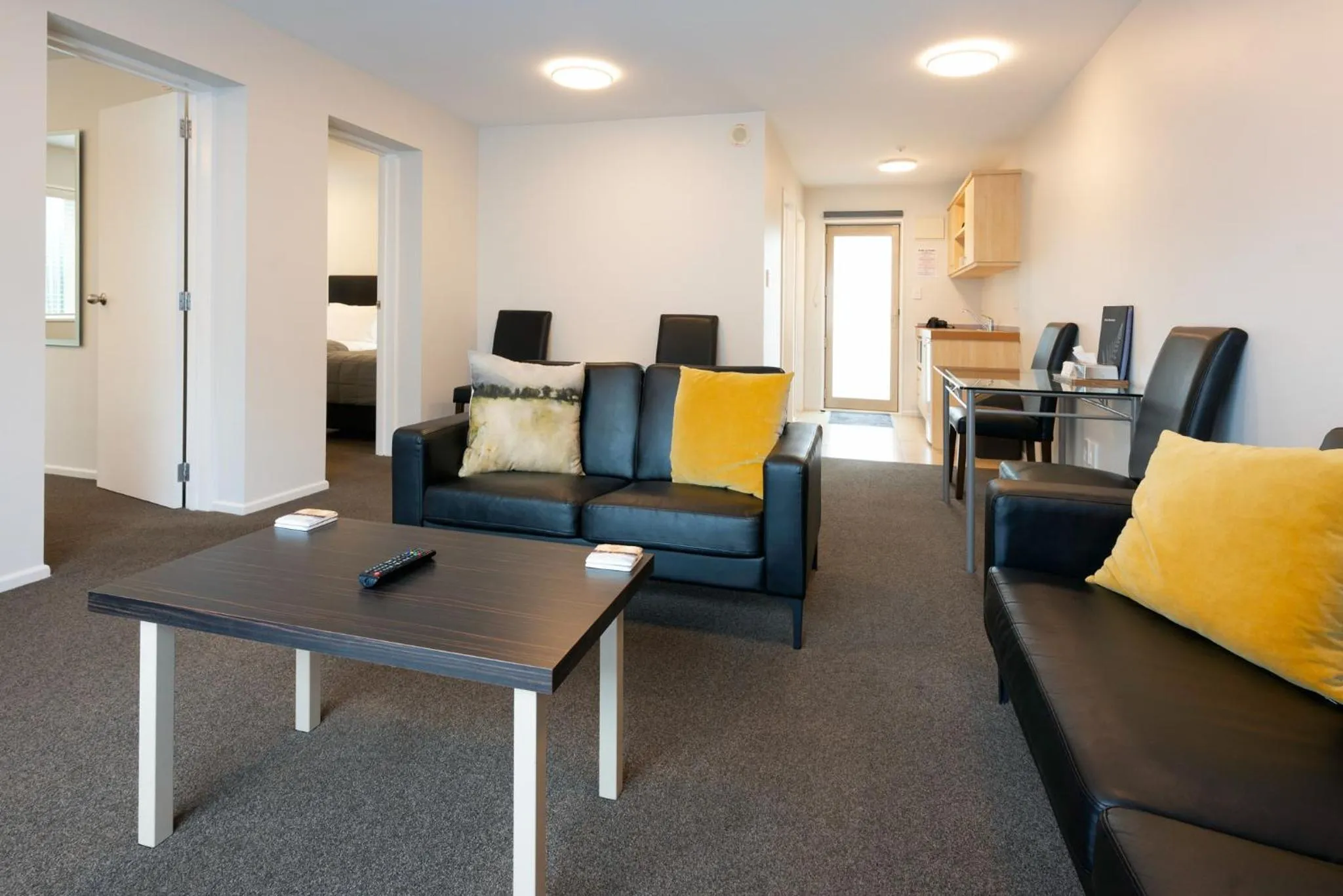 Living room in Tussock Peak Lodge