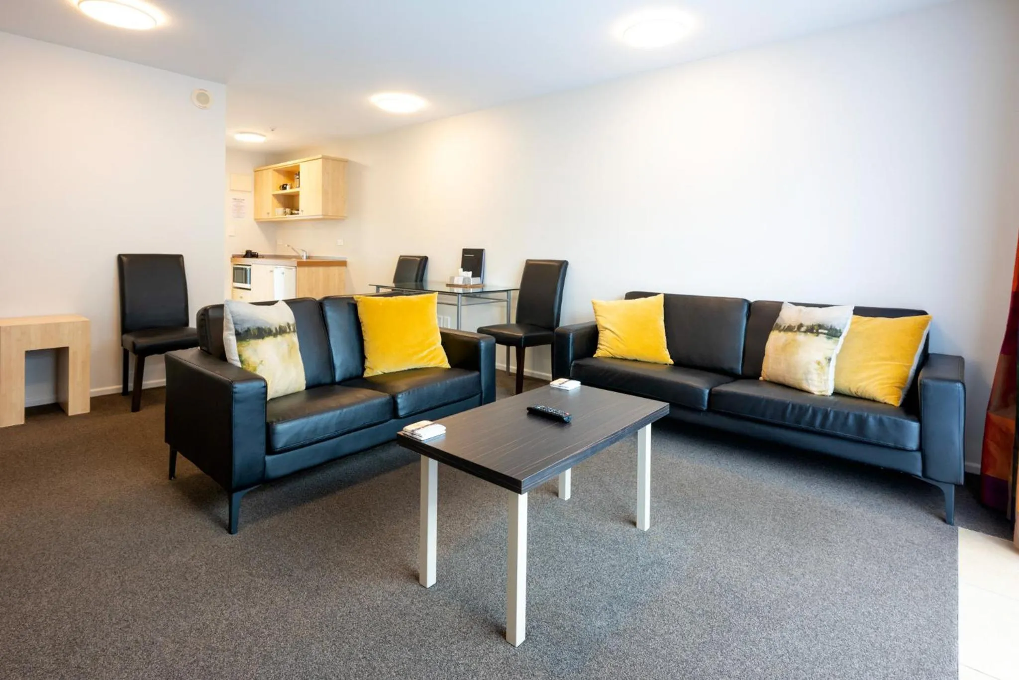 Living room in Tussock Peak Lodge