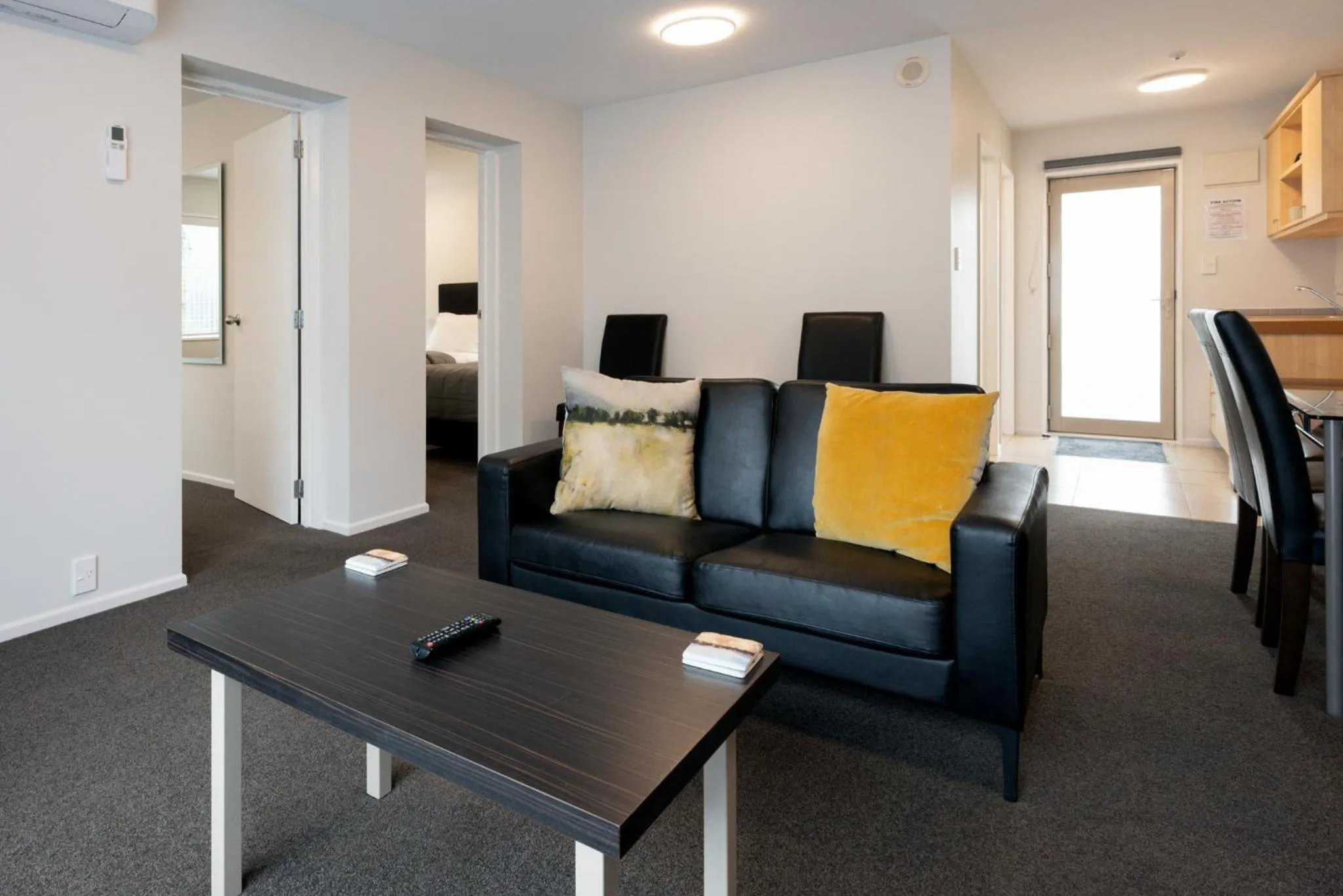 Living room in Tussock Peak Lodge