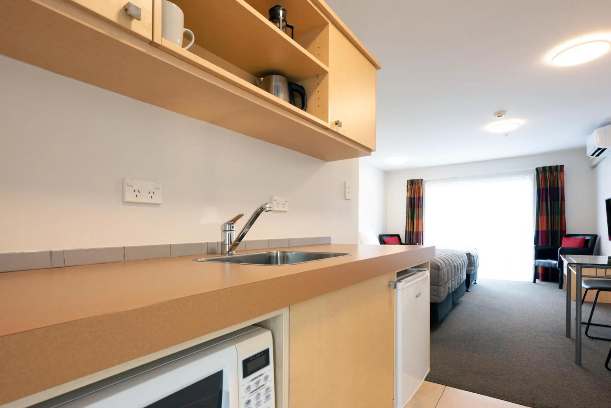 Kitchen or kitchenette in Tussock Peak Lodge