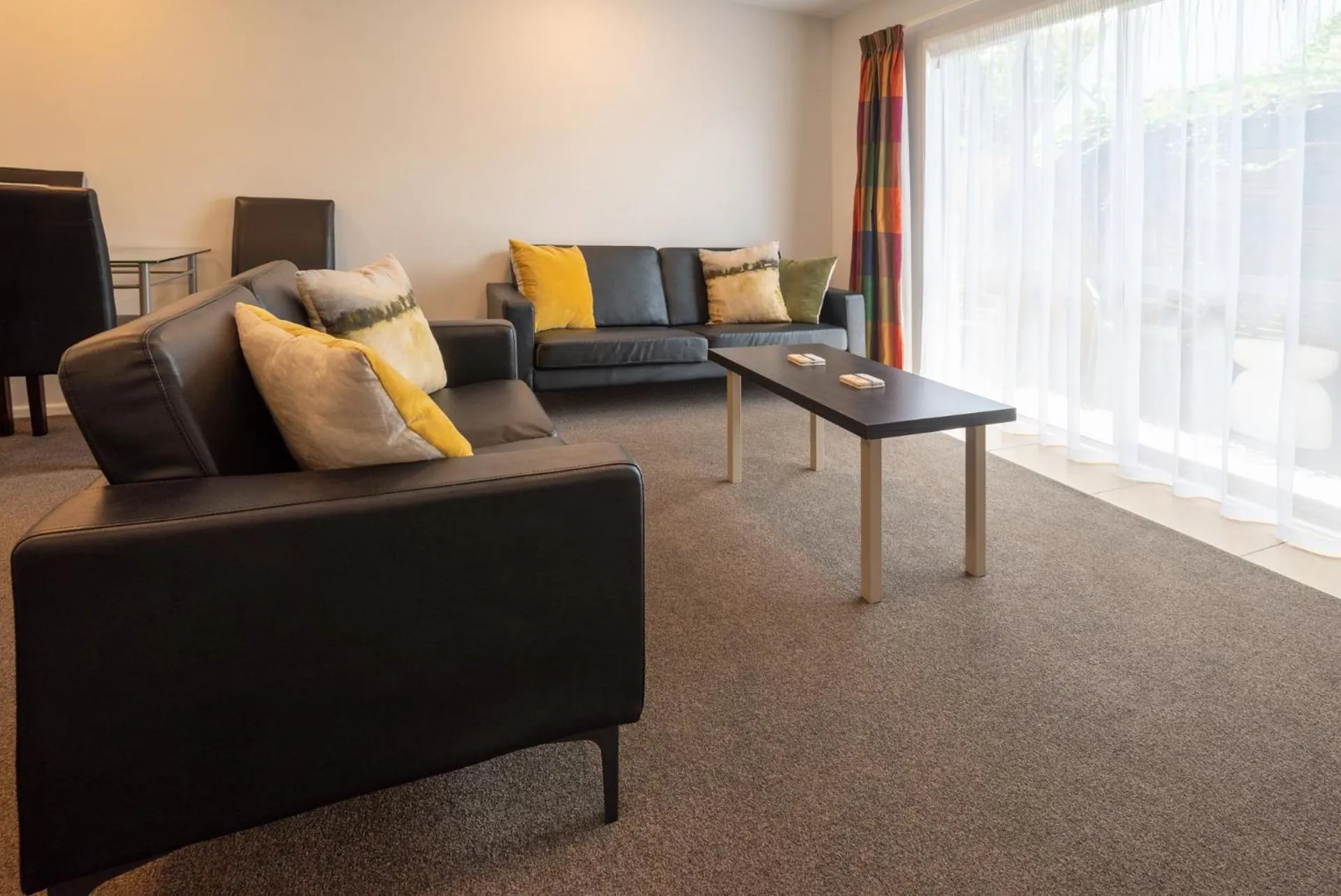 Living room in Tussock Peak Lodge