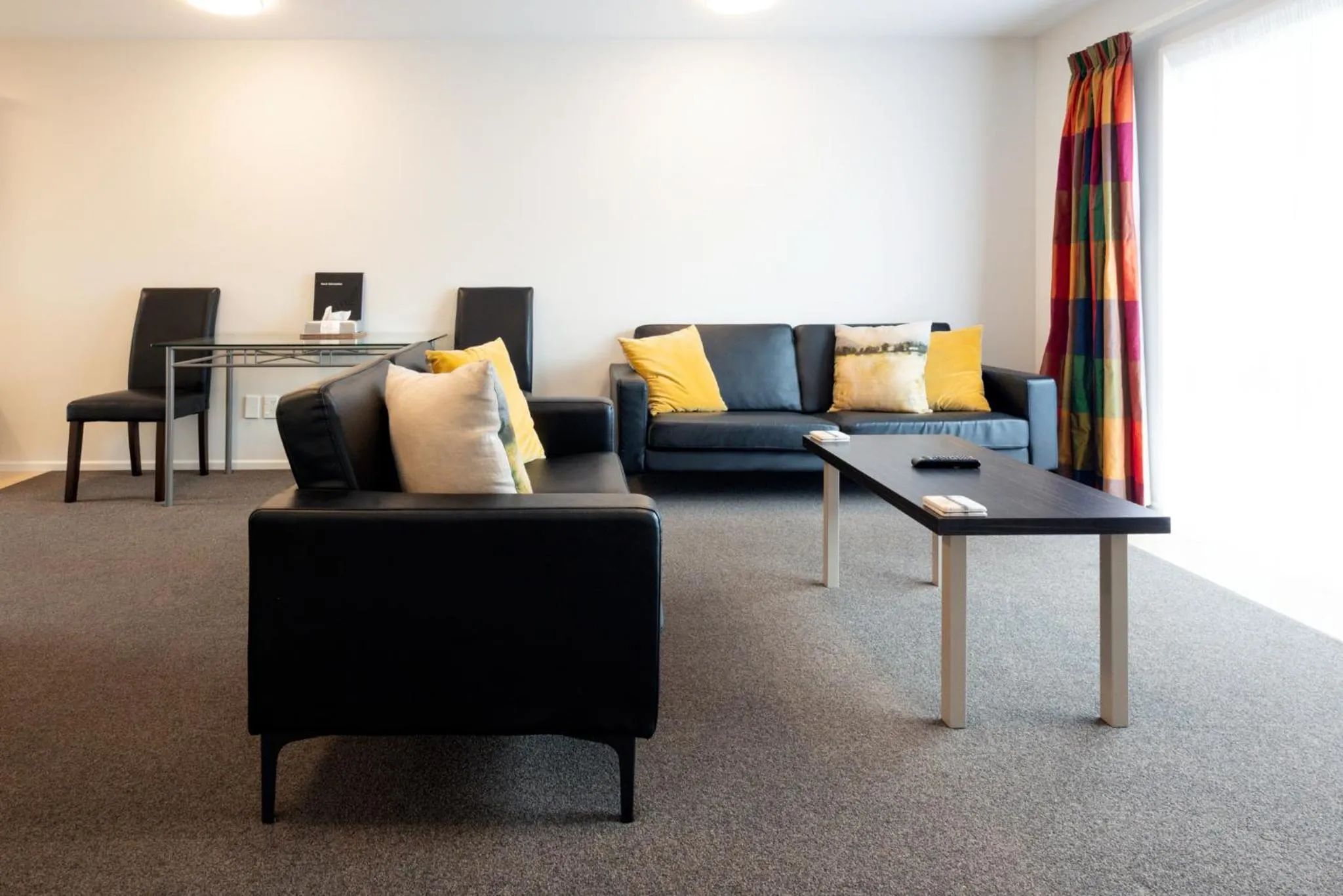 Living room in Tussock Peak Lodge