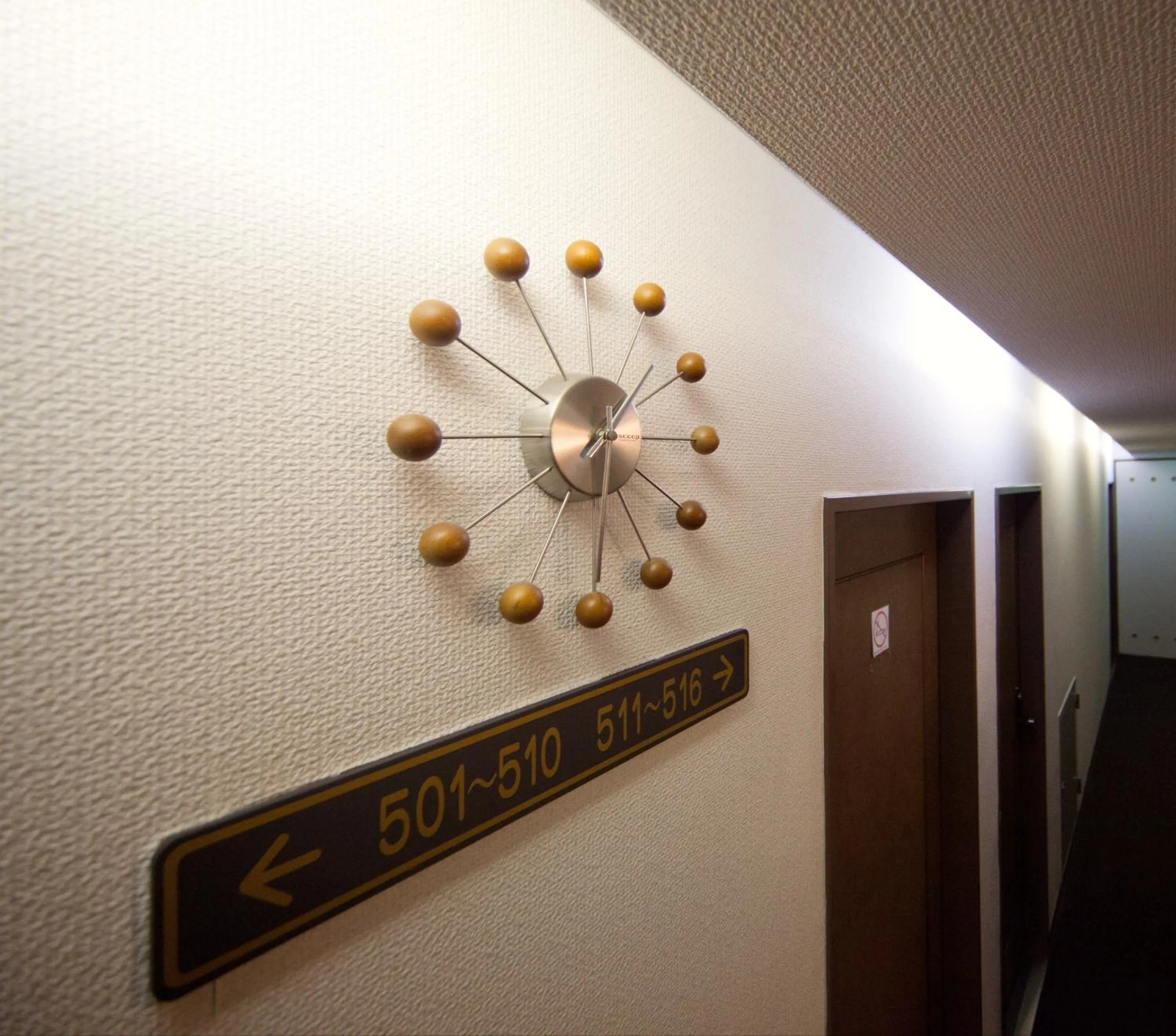 Decorative detail in Hotel Sun Garden Matsuyama