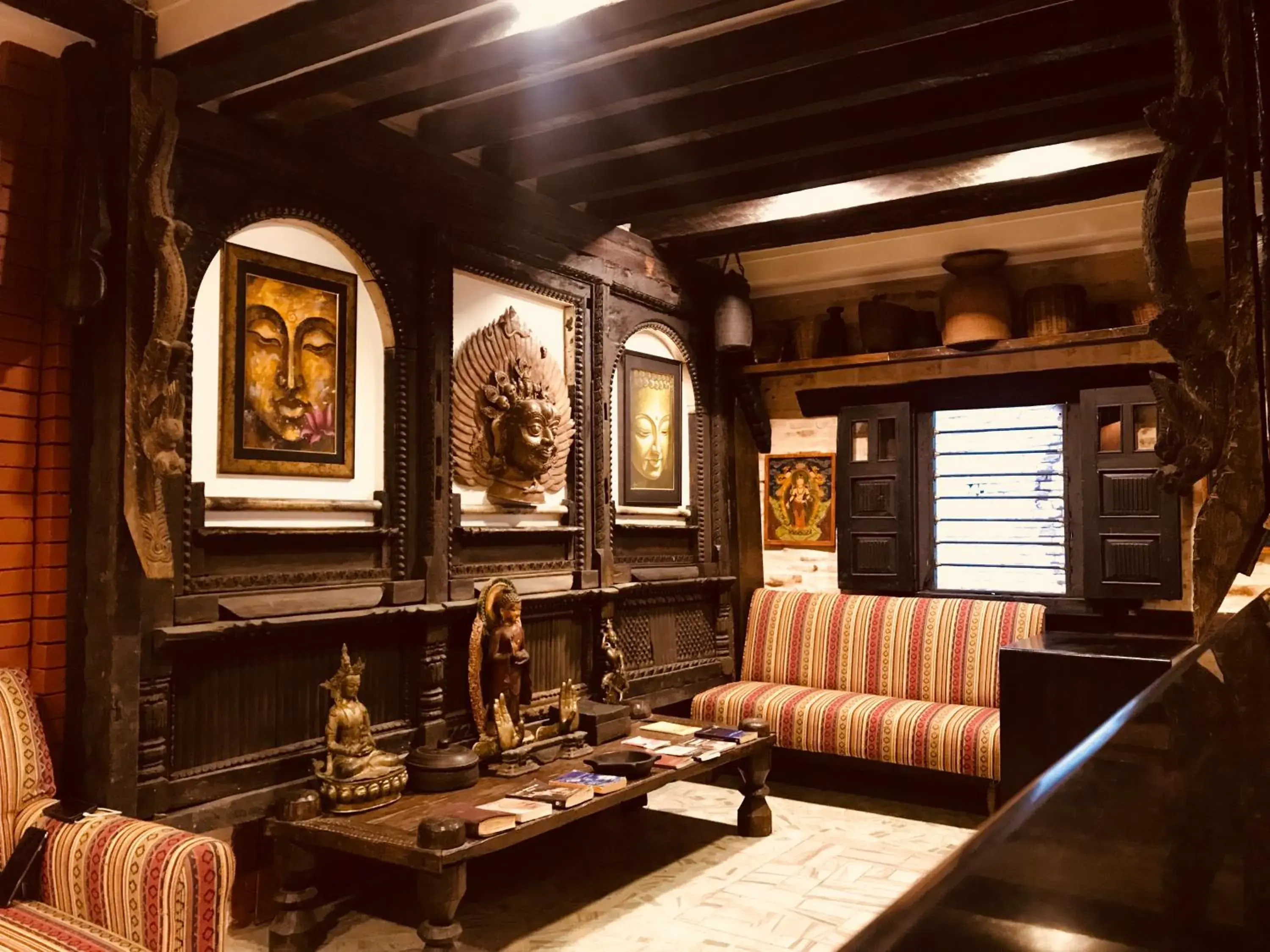 Living room in Nepal Pavilion Inn Living room in Nepal Pavilion Inn