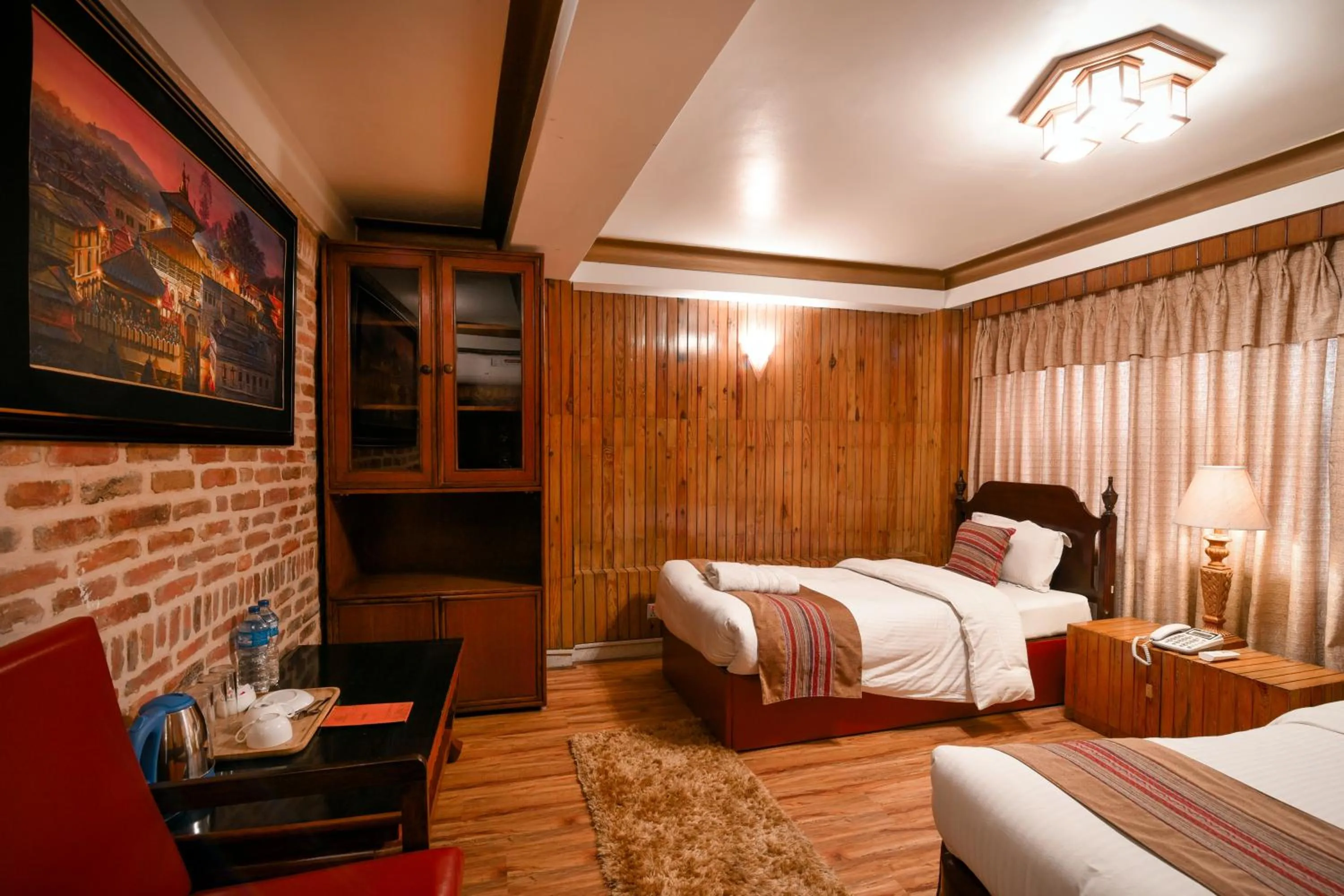 Photo of the whole room, Bed in Nepal Pavilion Inn