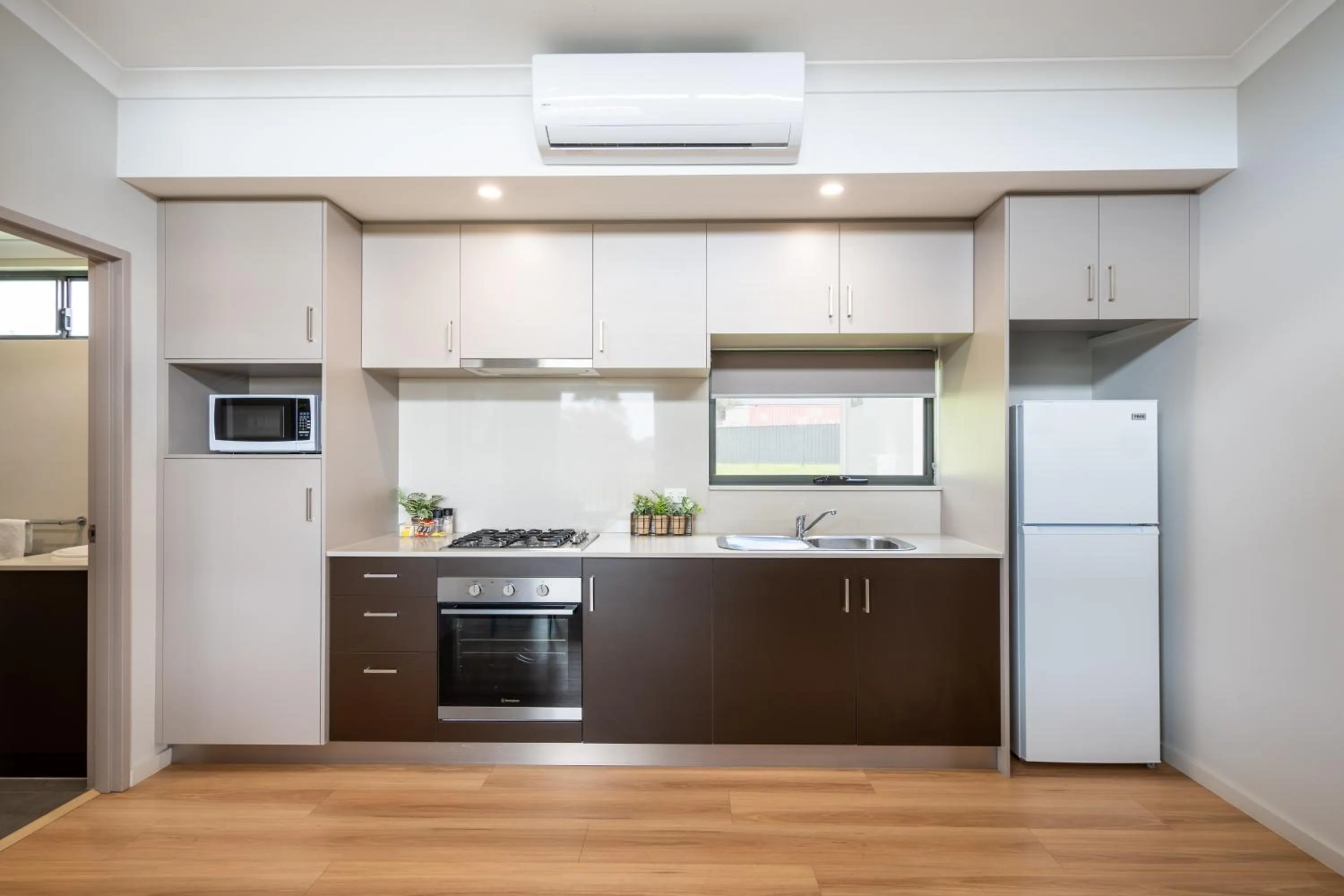 Kitchen or kitchenette in Tasman Holiday Parks - Albany