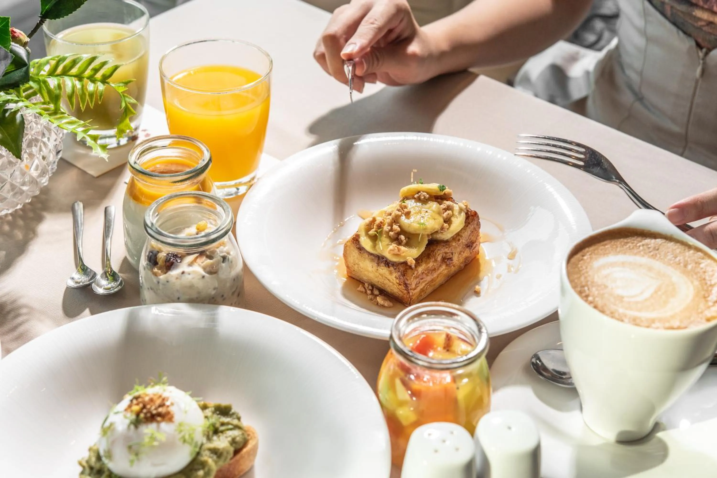 Buffet breakfast in The Okura Prestige Bangkok