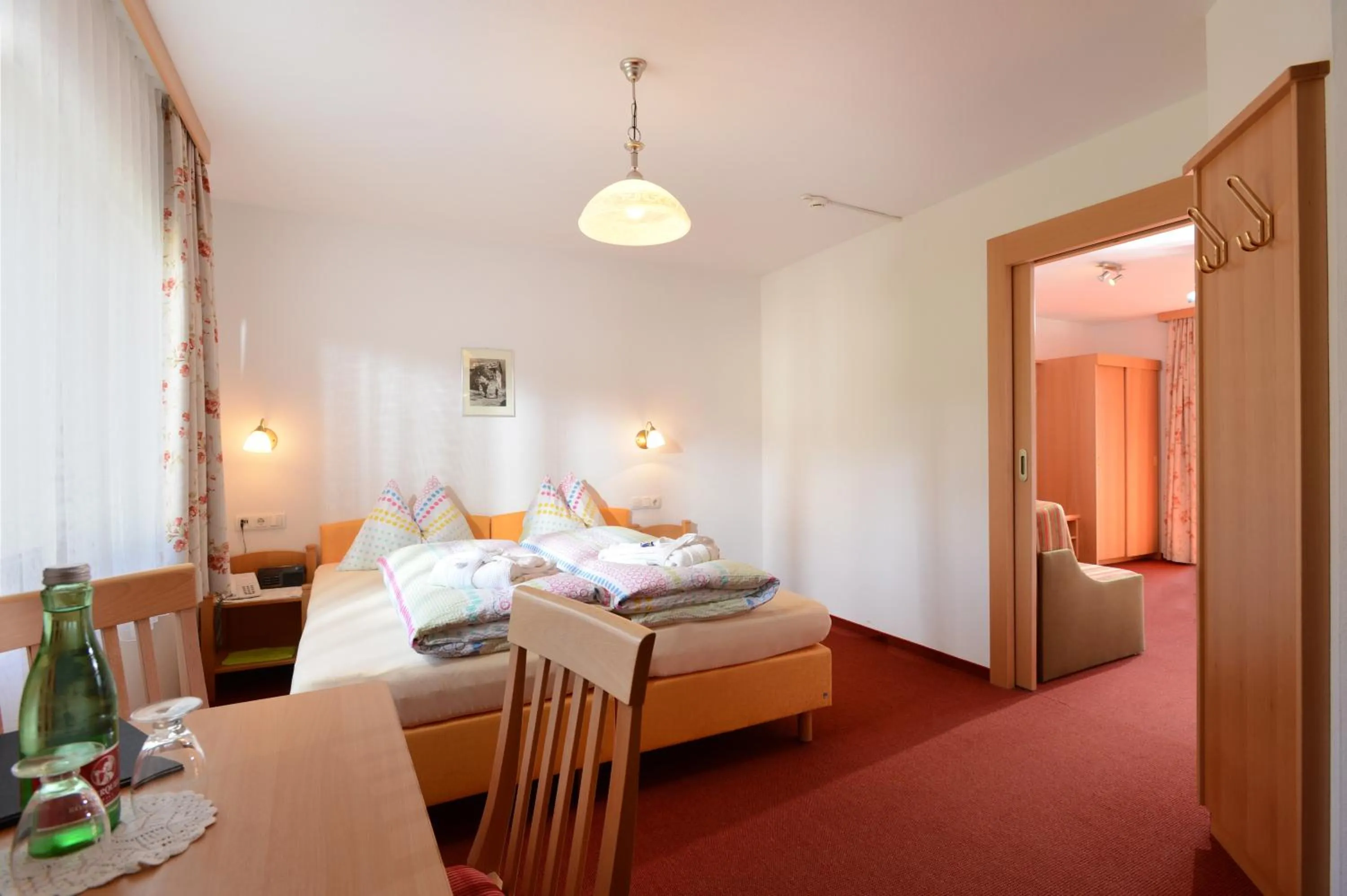 Bed in Hotel Feichter