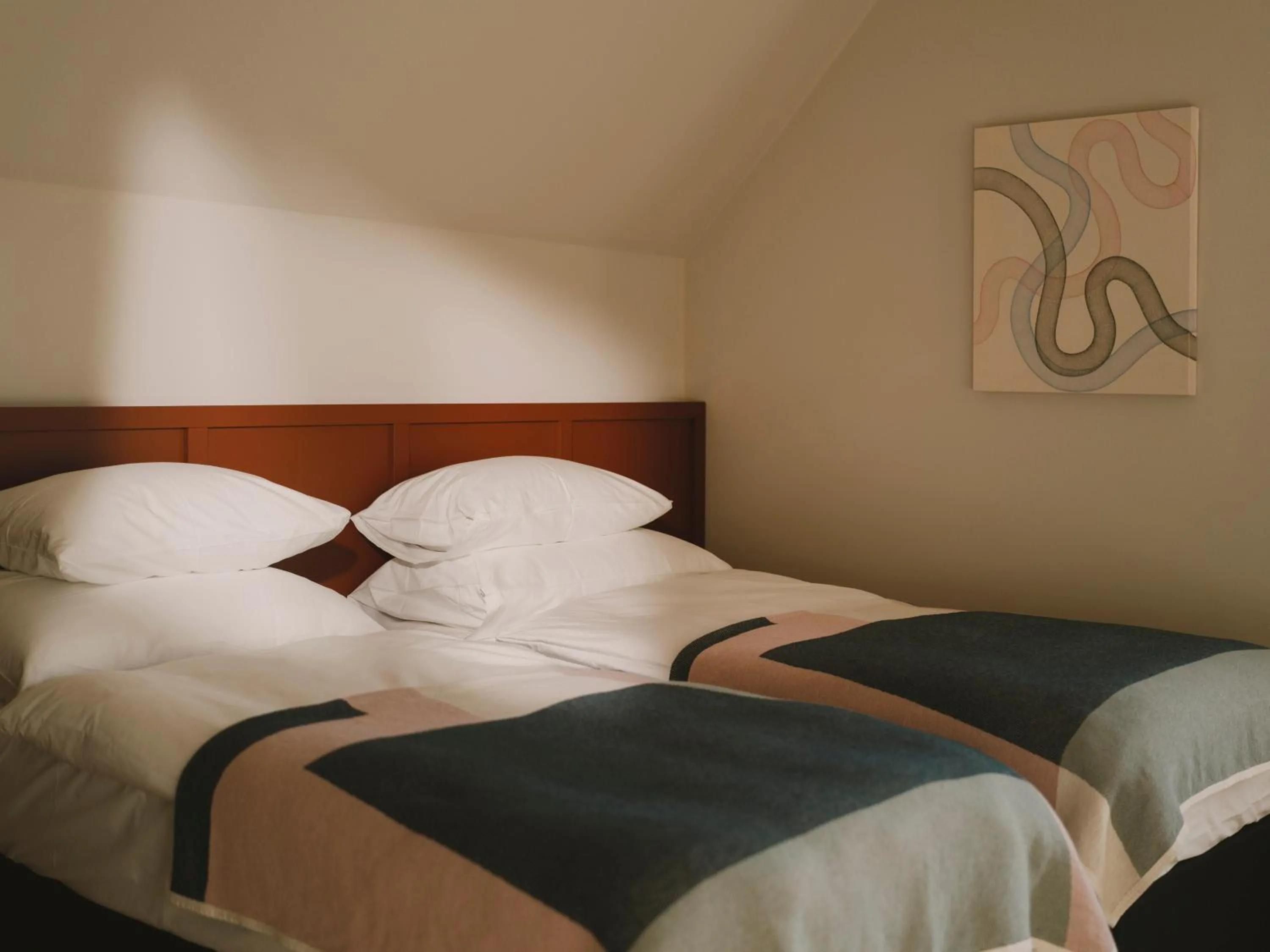 Bed in Landgasthof Riehen Hotel and Restaurant, Basel