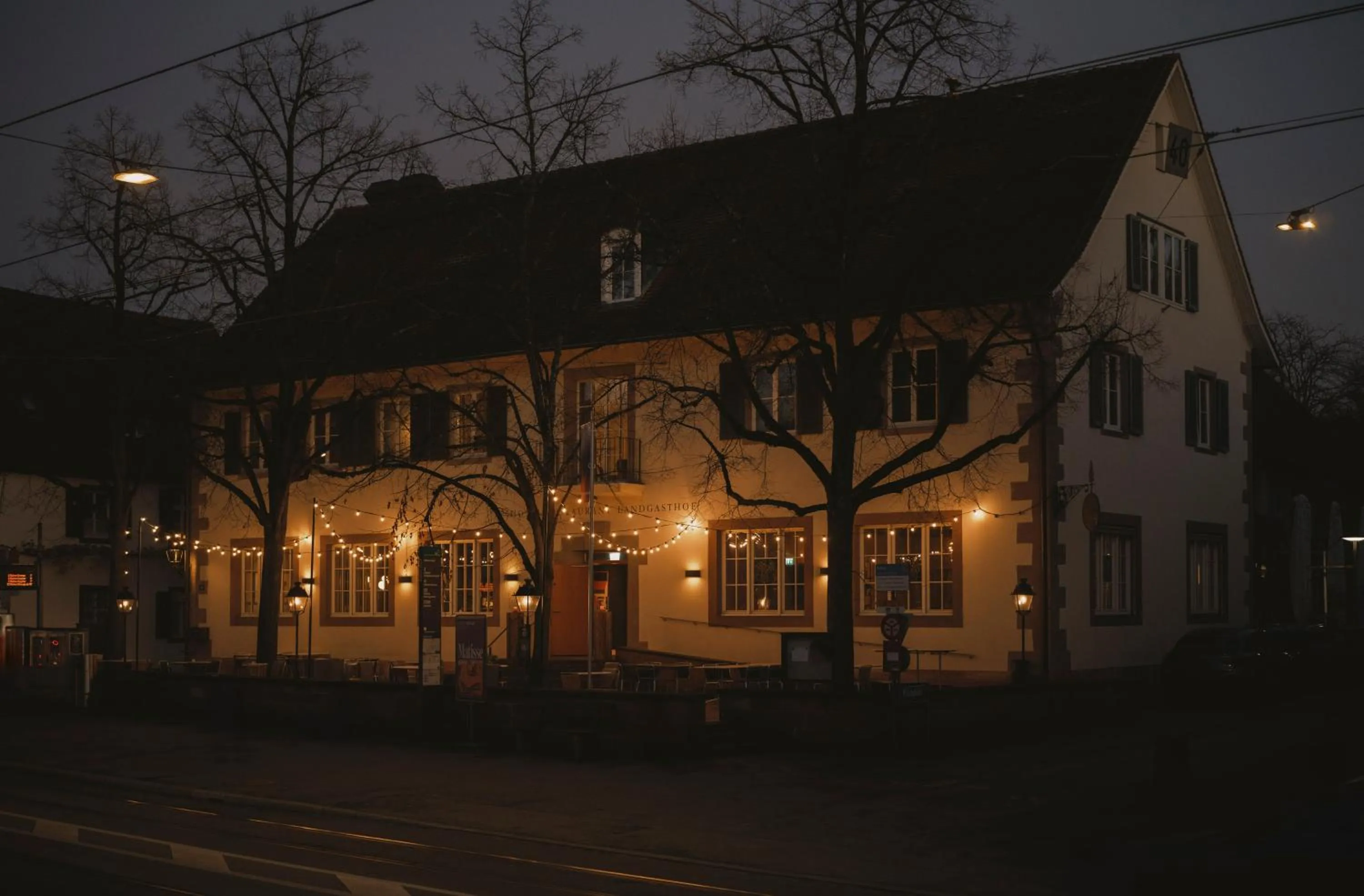 Property building in Landgasthof Riehen Hotel and Restaurant, Basel