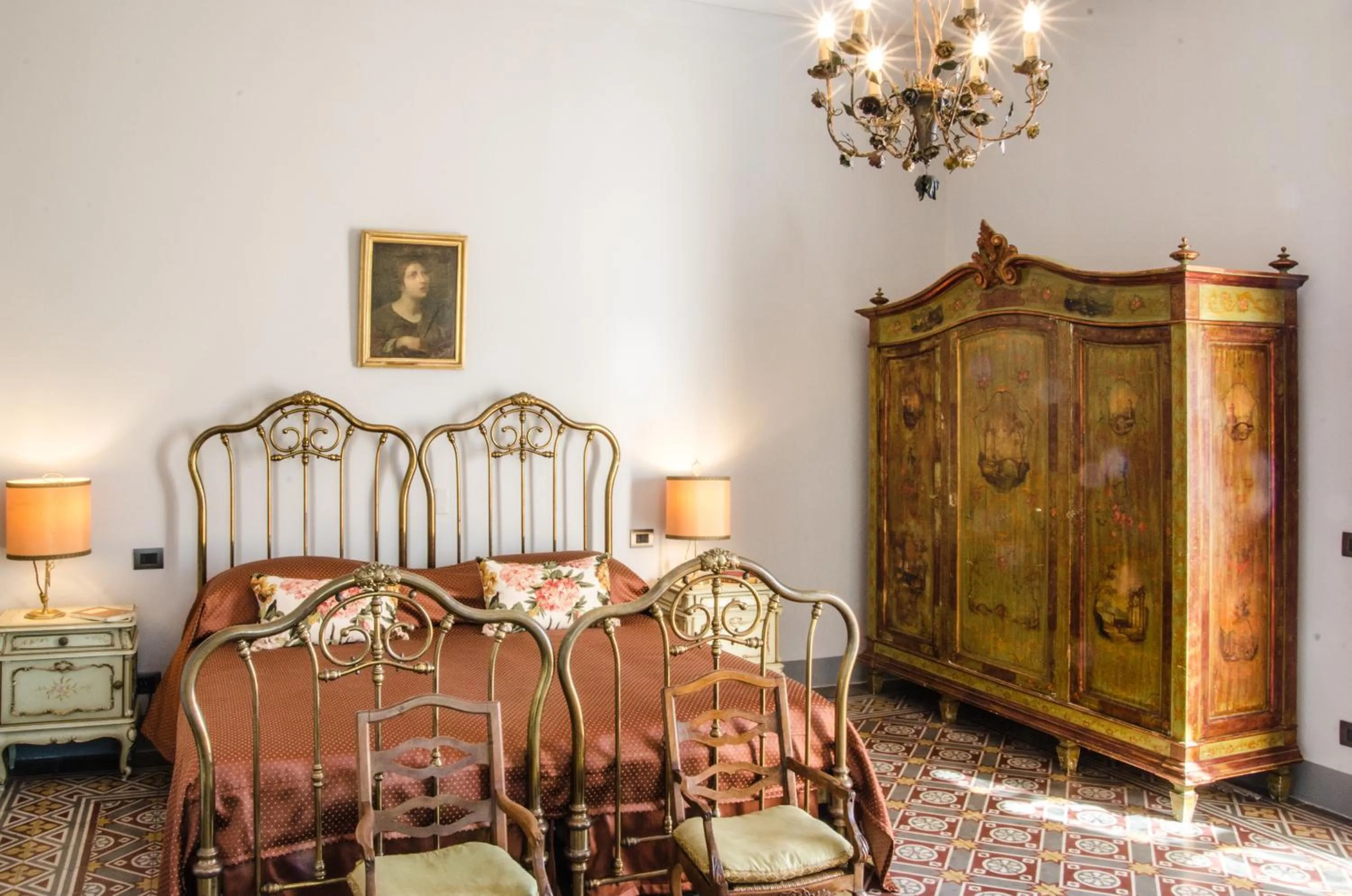 Bedroom, Bed in Villa La Piccioncina Firenze