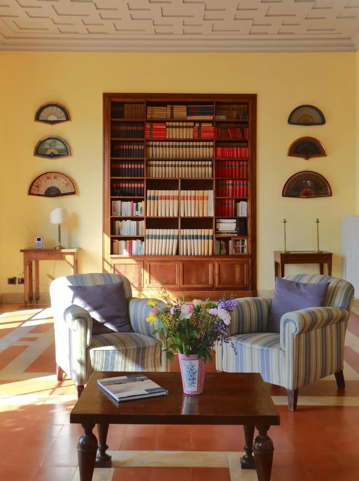 Library in Villa La Piccioncina Firenze