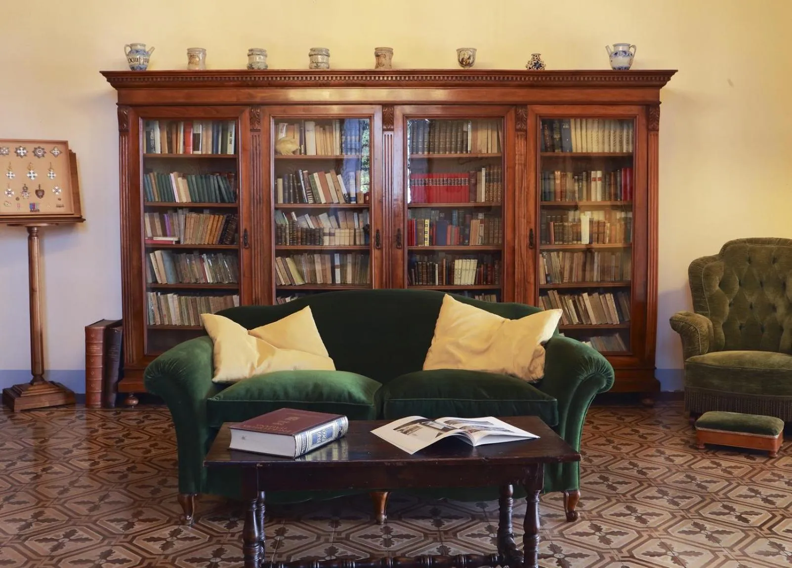 Library in Villa La Piccioncina Firenze