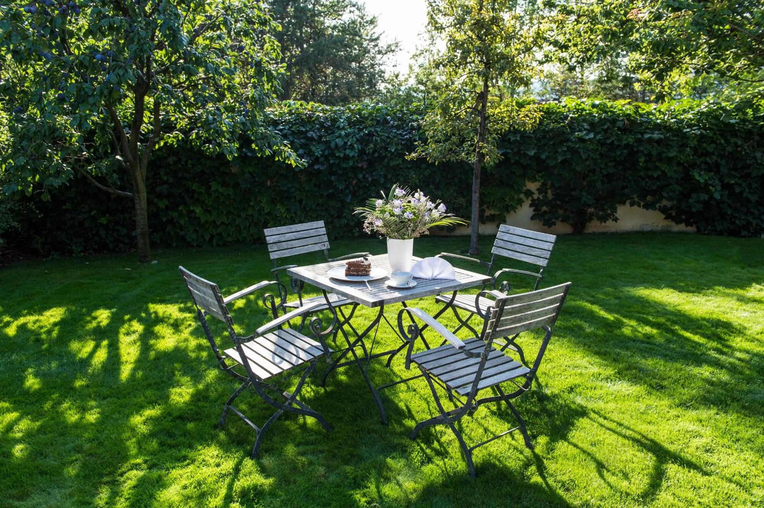 Garden in Hotel St. Anton