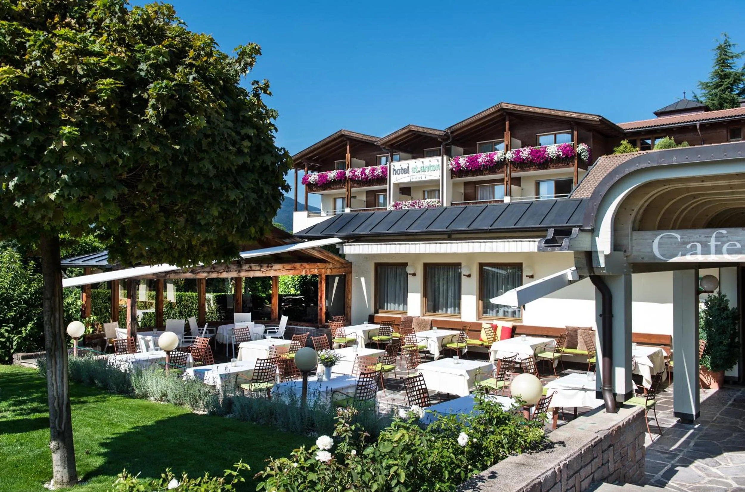 Bird's eye view in Hotel St. Anton
