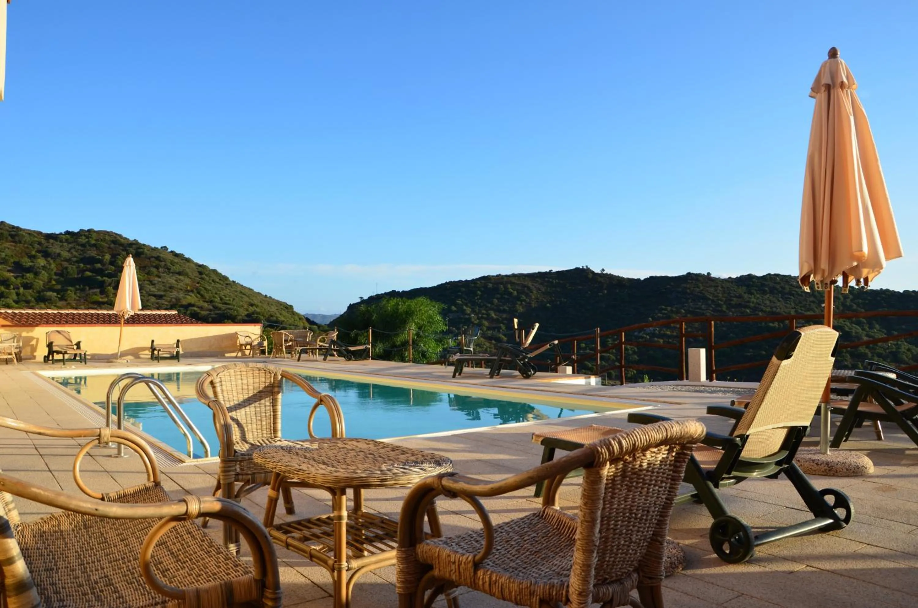 Pool view in Hotel Castello Budoni