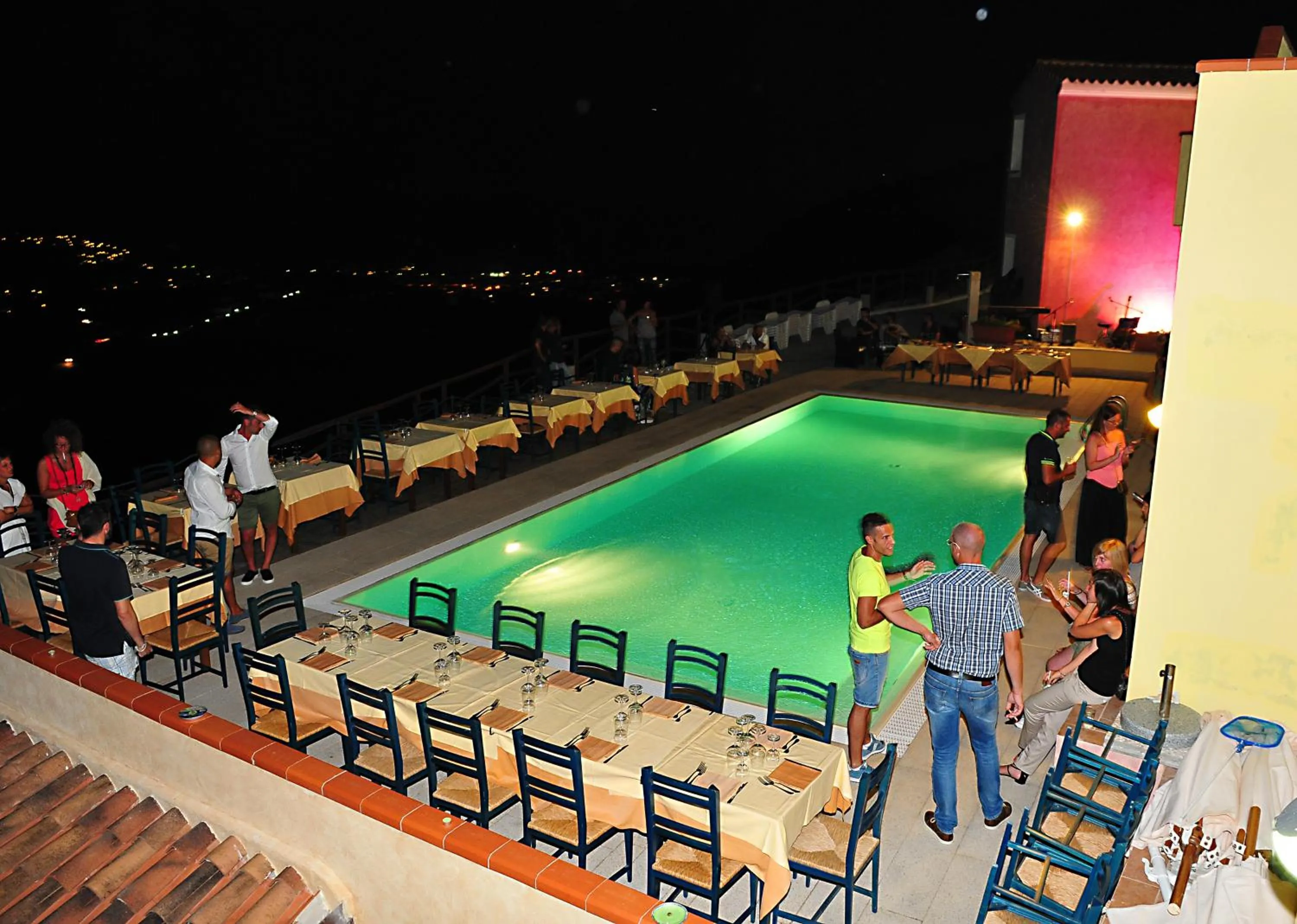 Pool view in Hotel Castello Budoni
